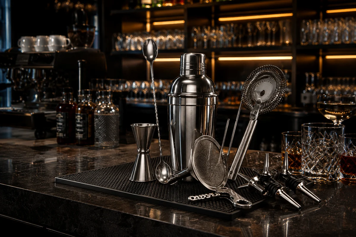Barwerkzeuge und Cocktailzubehör für professionelle Bars