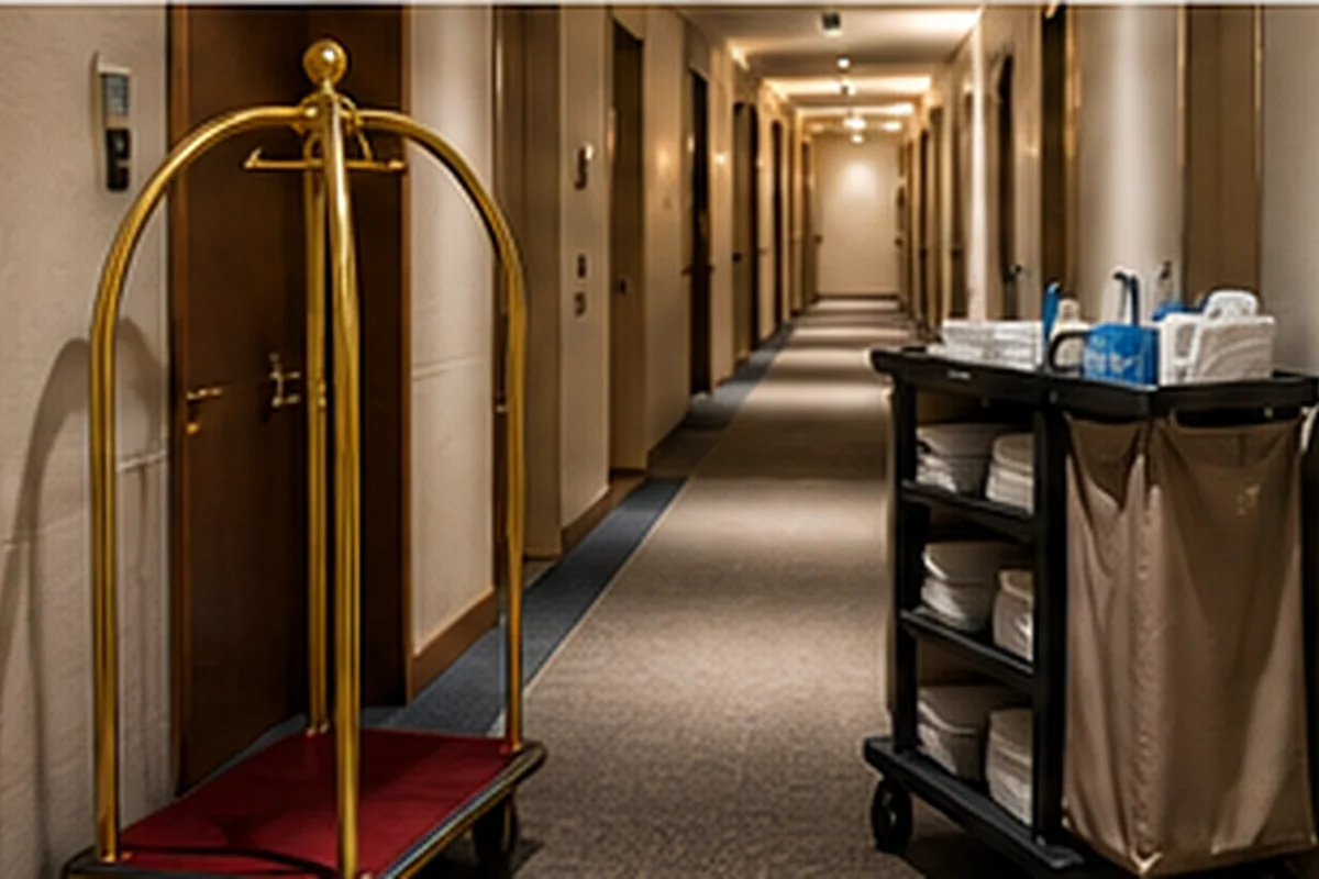 Zimmerservicewagen für Hotelservice und Housekeeping