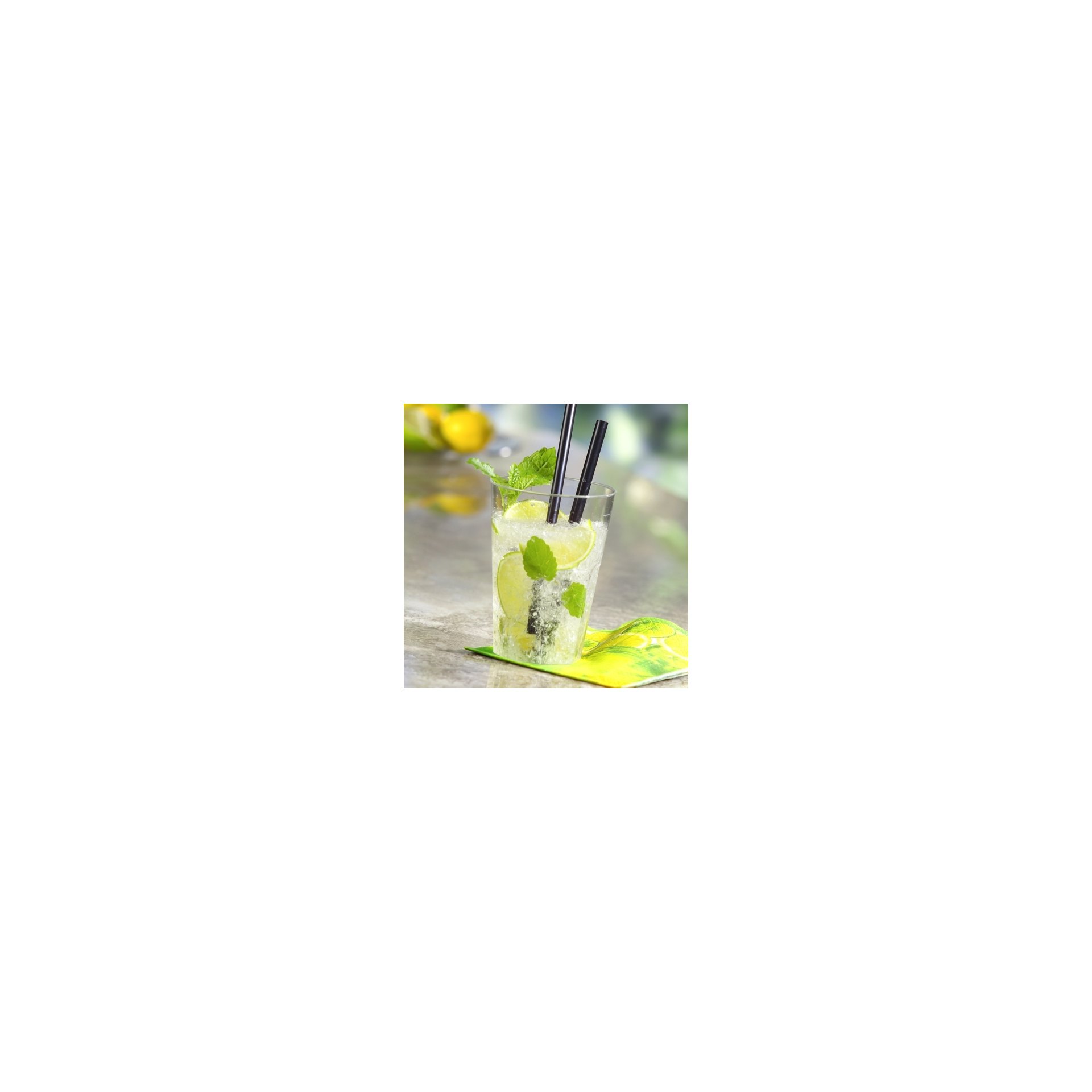 Mehrweg-Gläser für Caipirinha PP 0,3 l Ø 8 cm · 11 cm transluzent
