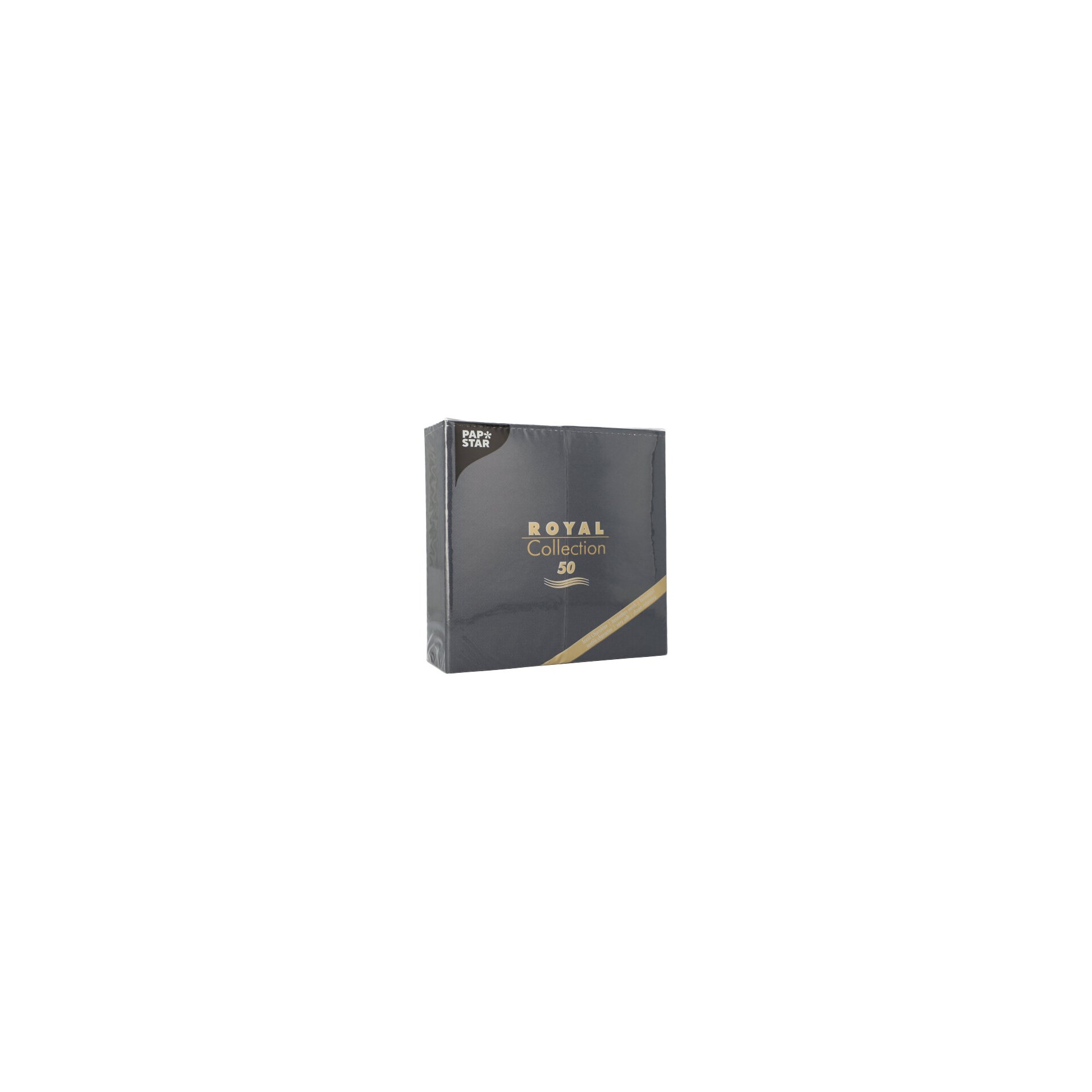 Servietten "ROYAL Collection" 1/8-Falz 40 cm x 40 cm schwarz