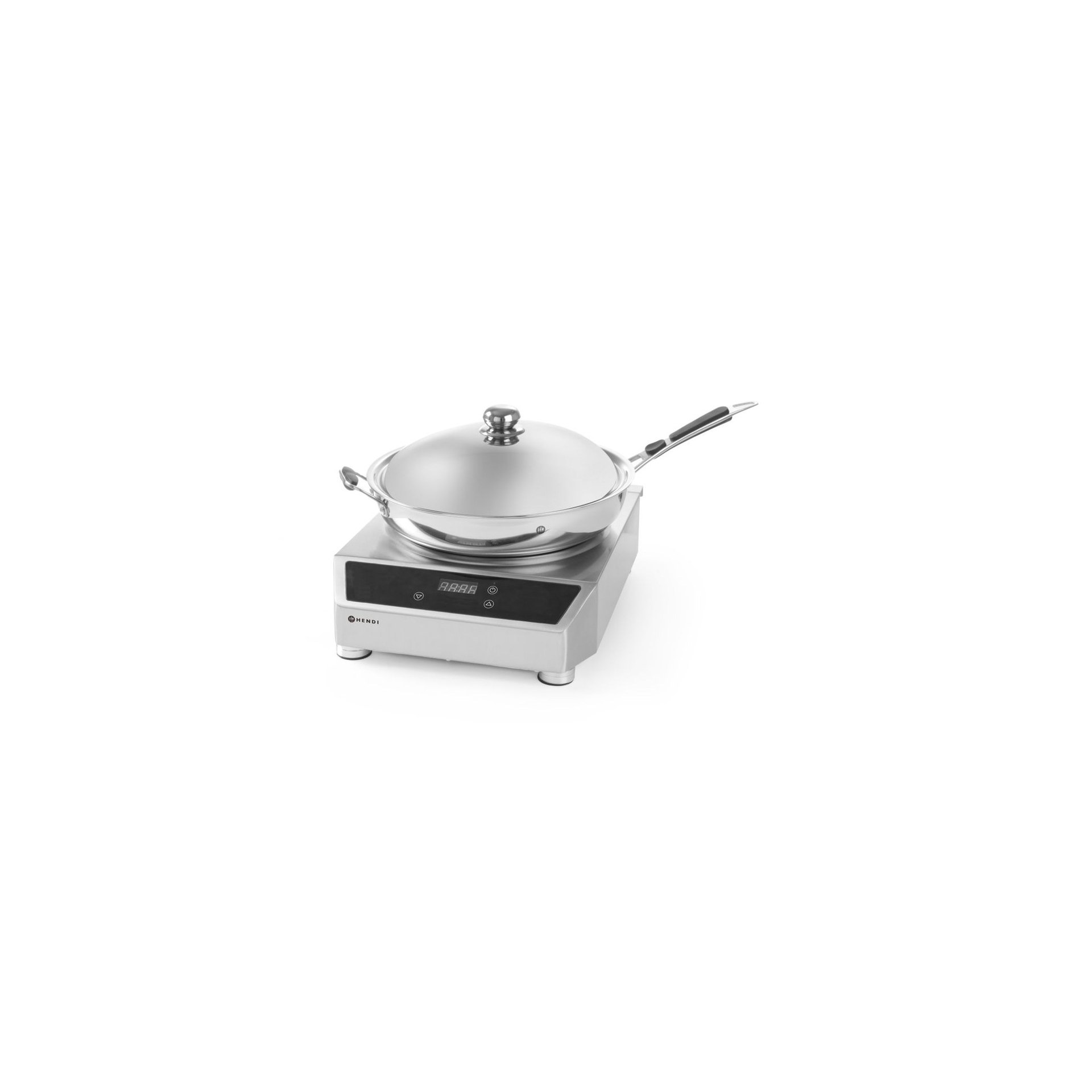 Induktionswok Modell 3500, Profi Line, Induktionswok+Pfanne, 230V/3500W, 340x450x(H)295mm Induktionswok Modell 3500, Profi Line, Induktionskocher, 230V/3500W, 340x450x(H)130mm