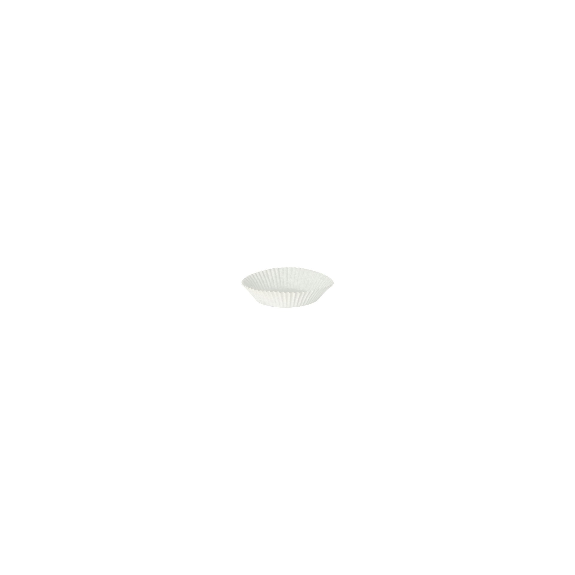 Backförmchen rund Ø 6,5 cm · 2 cm weiss