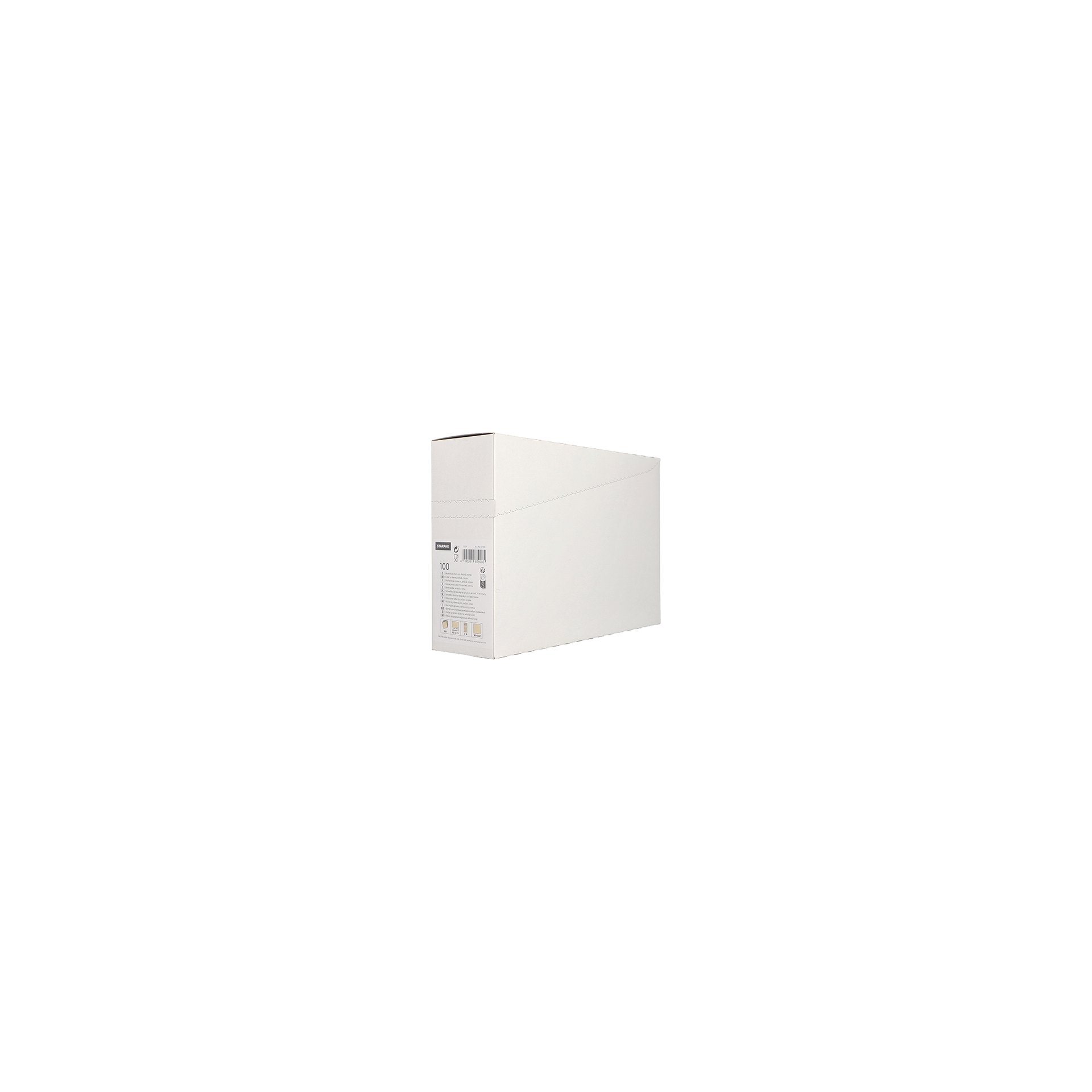 Bestecktaschen, Airlaid 40 cm x 33 cm creme mit Besteckfalz