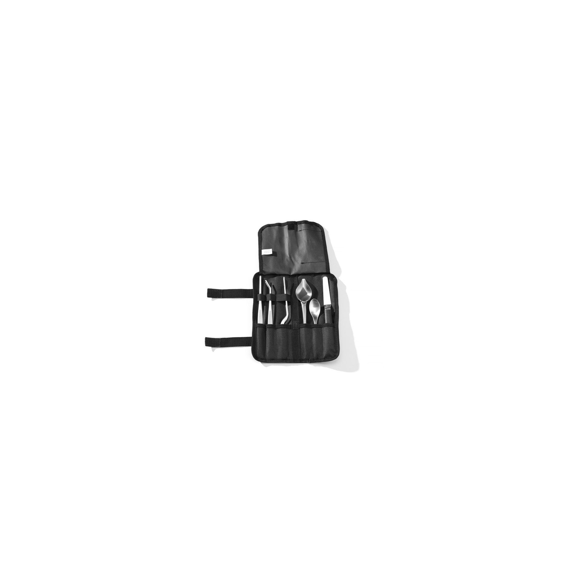 Anrichteset, 6 Stück, satiniert, 255x25x(H)100mm