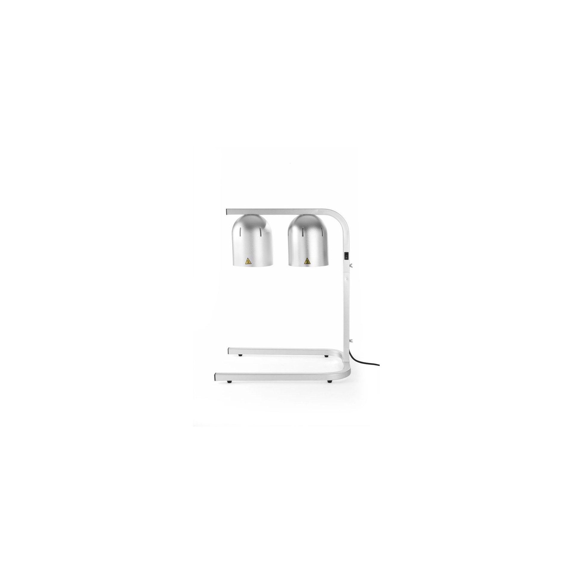Wärmebrücke mit 2 Infrarotlampen, Silber, 230V/250W, 453x360x(H)790mm Wärmebrücke mit 2 Infrarotlampen, Silber, 230V/250W, 453x360x(H)790mm