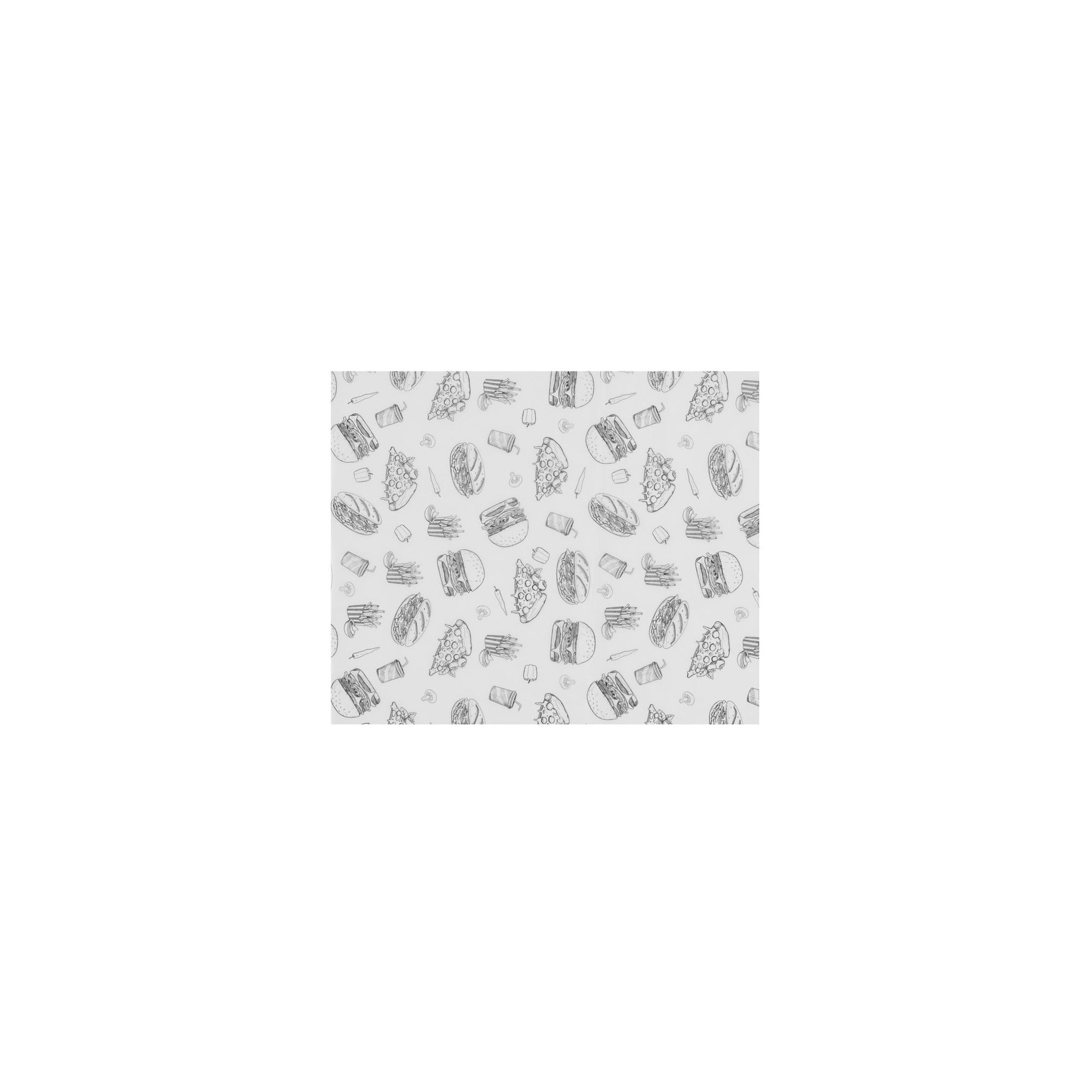Einschlagpapier, fettdicht, Fastfood-Muster, 500 Stk., 200x250mm Einschlagpapier, fettdicht, Fastfood-Muster, 500 Stk., 200x250mm