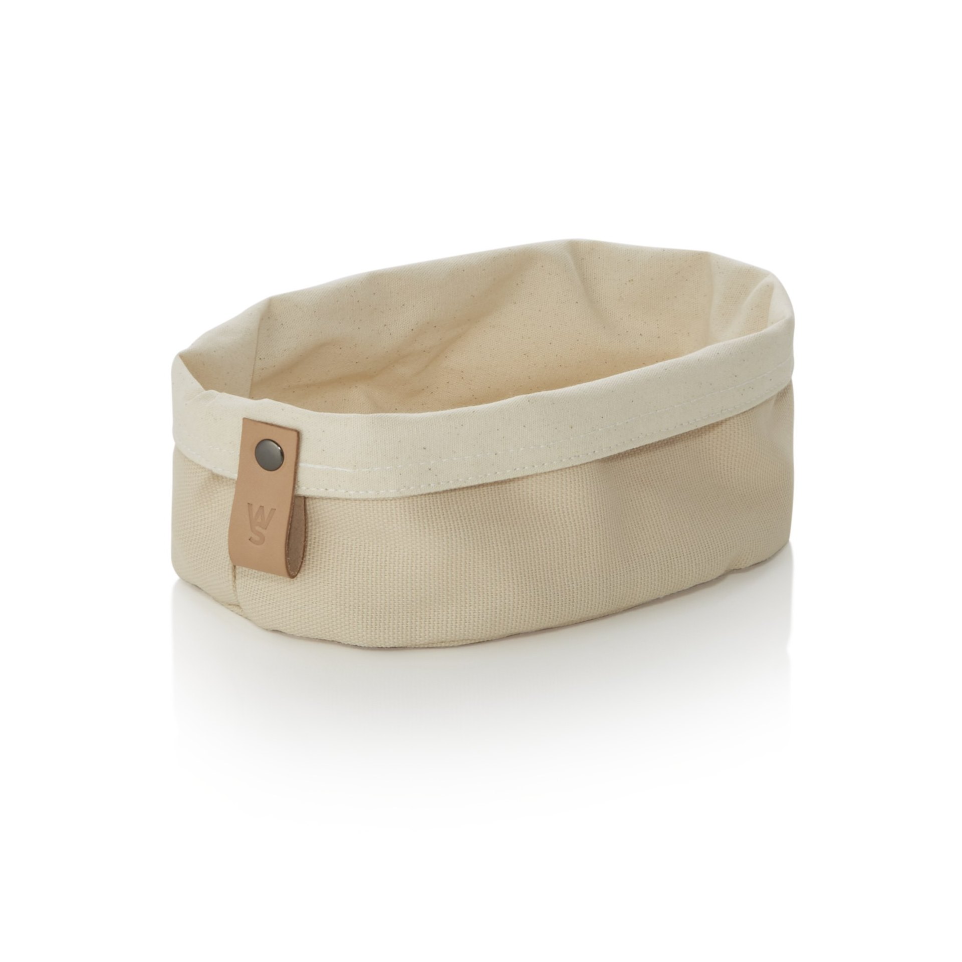 Brottasche FLIP COTTON, 19 x 15 x 10 cm, cream, Canvas