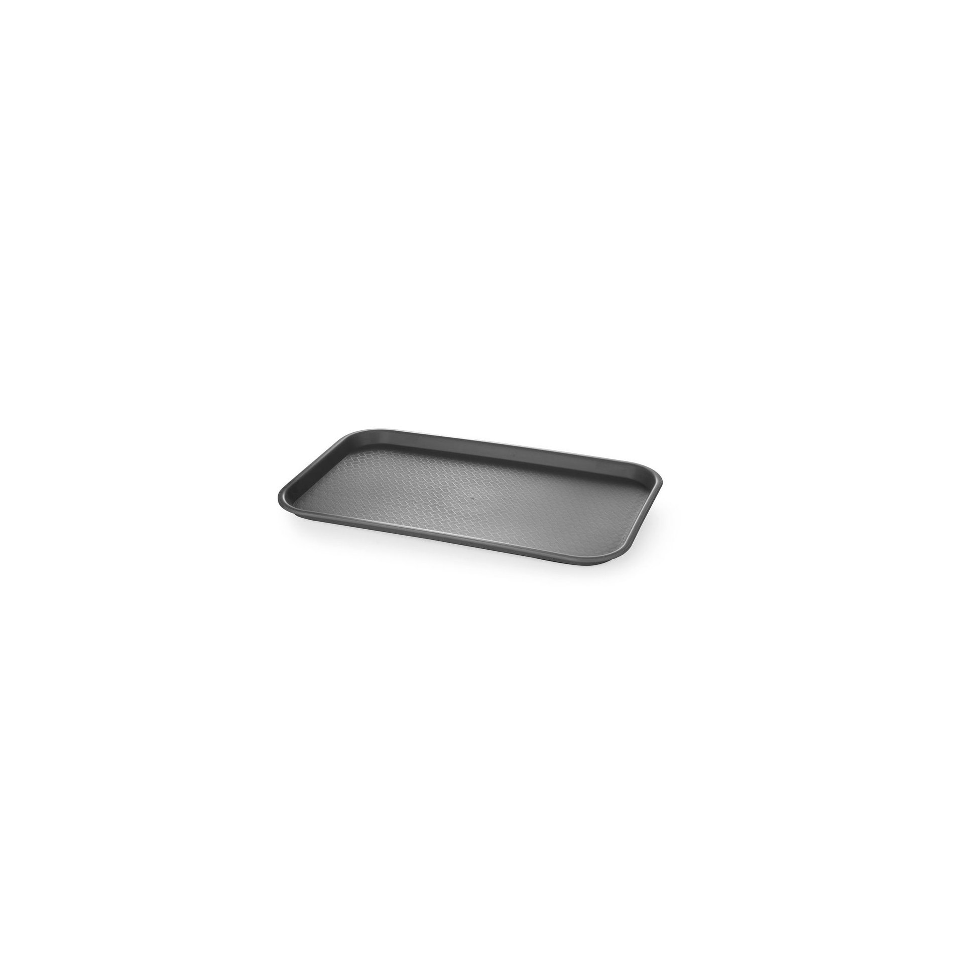 Fast-Food-Tablett GN 1/1 Polypropylen, AmerBox, GN 1/1, Schwarz, 530x325x(H)20mm