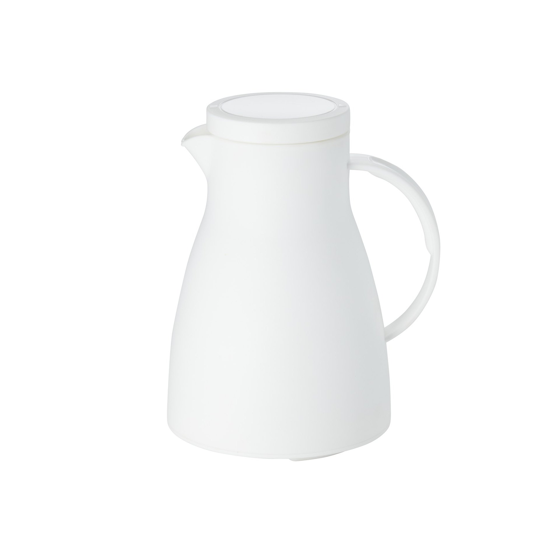 Isolierkanne, 0,7 ltr., Ø 12,5 cm, Höhe 19,5 cm, weiß