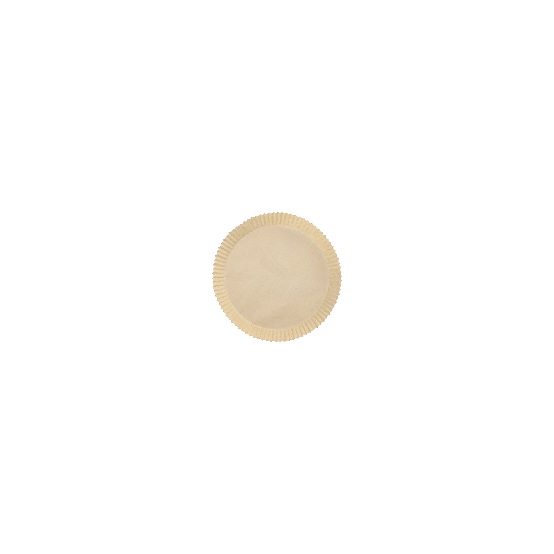 Backpapiere Ø 23 cm · 4,5 cm braun für Heißluftfritteusen