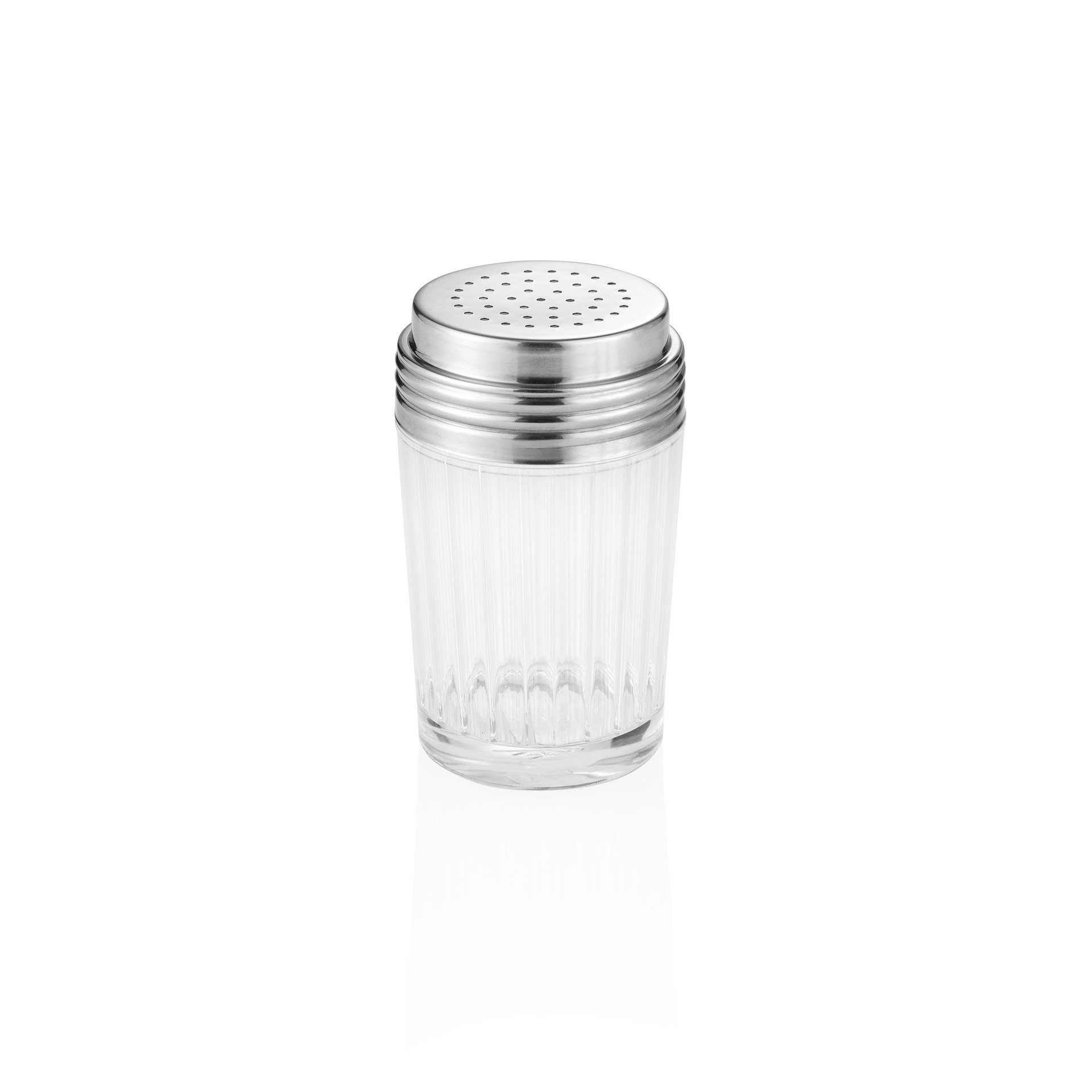 Streuer, Ø 7 cm, Höhe 11,5 cm, 2 mm Perforierung, Glas