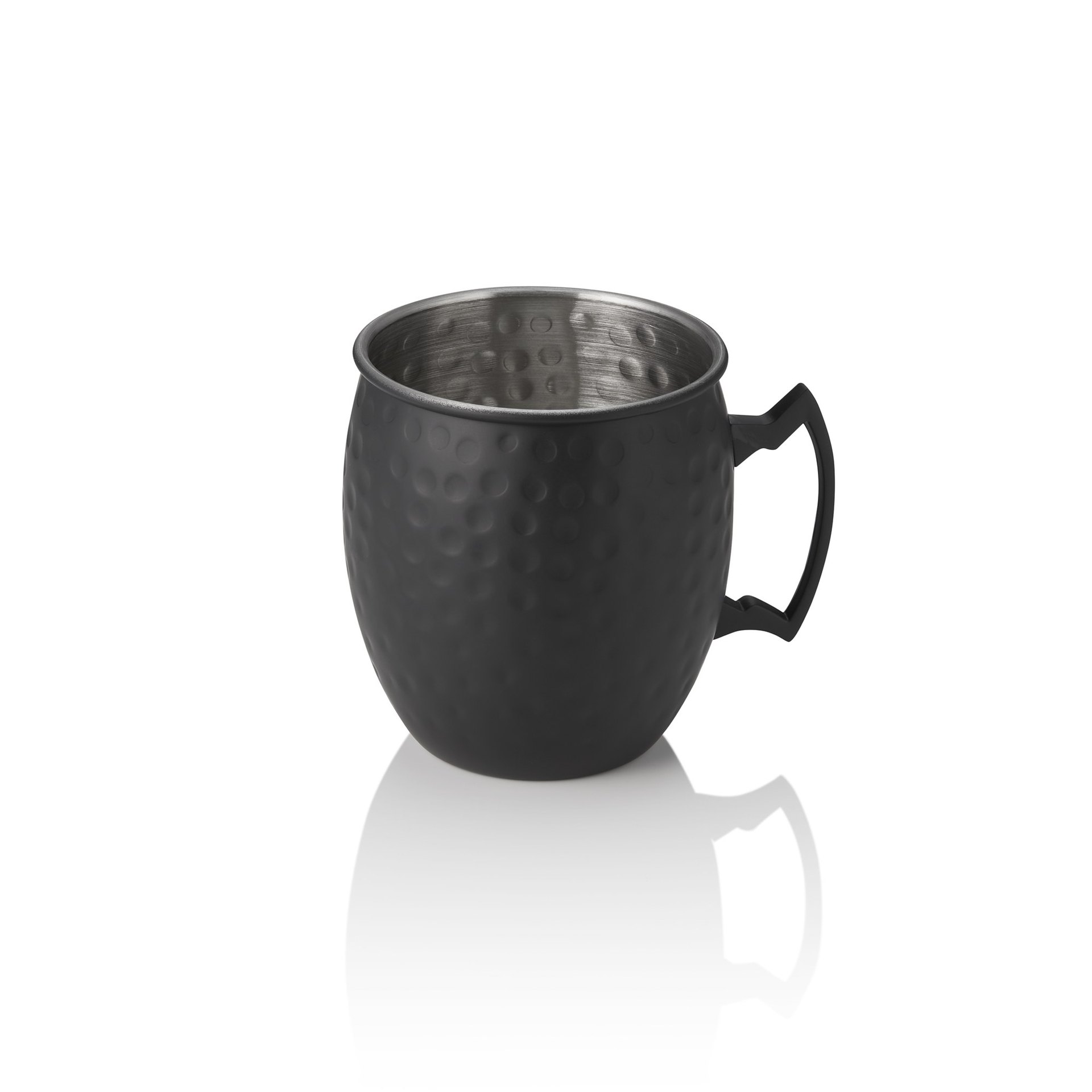 Moscow Mule NOCTURN, 0,5 ltr., Ø 9 cm, Höhe 10 cm, schwarz matt, gehämmert Moscow Mule NOCTURN, 0,5 ltr., Ø 9 cm, Höhe 10 cm, schwarz matt, gehämmert