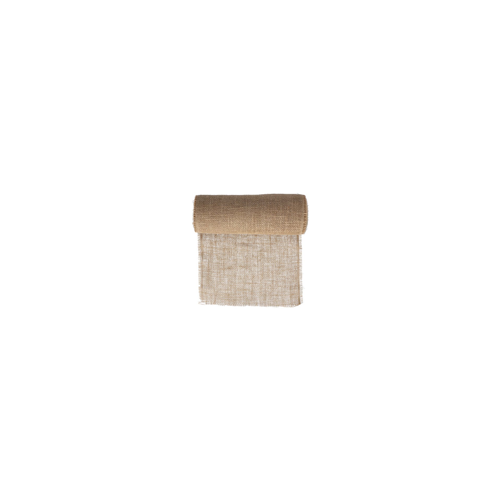 Dekoband Jute 10 m x 30 cm natur auf Rolle
