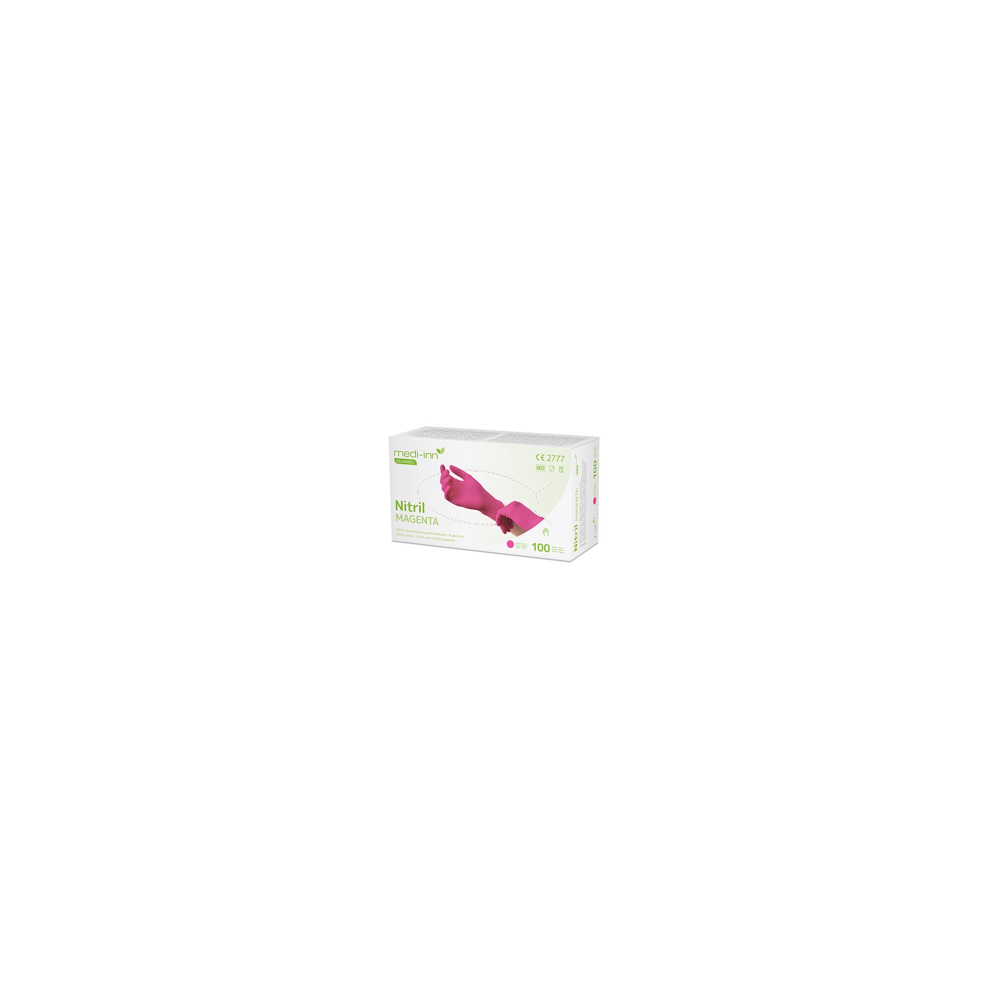 "Medi-Inn Classic" Handschuhe, Nitril puderfrei magenta "Nitril Magenta" Größe: L "Medi-Inn Classic" Handschuhe, Nitril puderfrei magenta "Nitril Magenta" Größe: XL