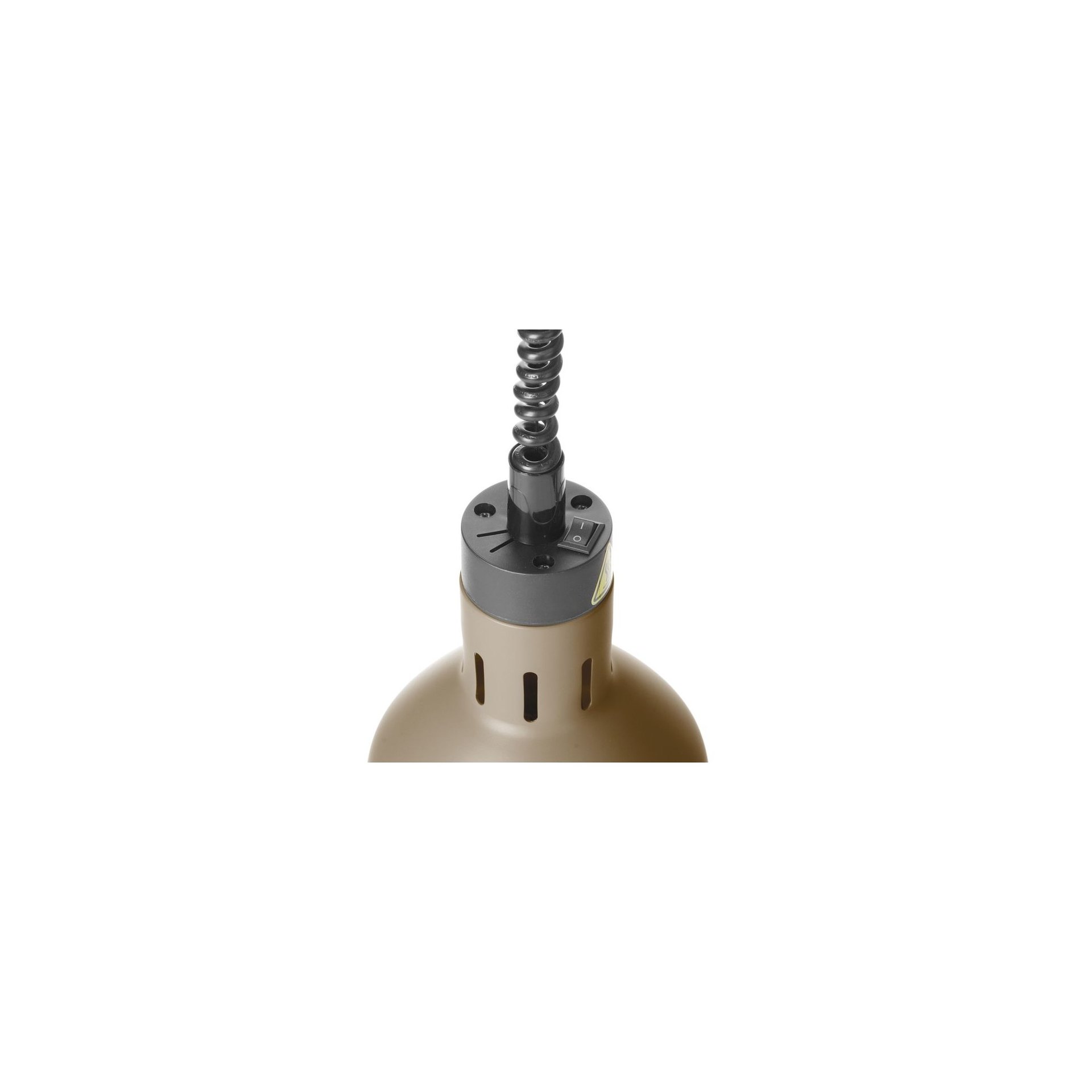 Höhenverstellbare Wärmelampe, zylinderförmig, Beige, 230V/250W, ⌀175x(H)250mm