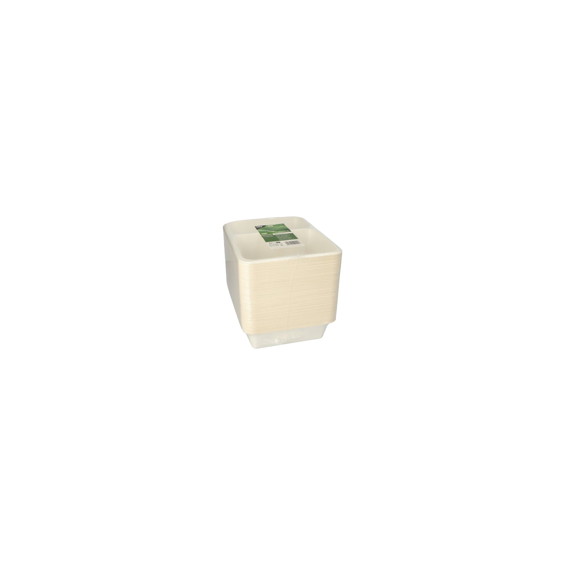Siegelschalen Zuckerrohr, PLA beschichtet 2-geteilt 1200 ml 4,9 cm x 22,7 cm x 17,8 cm Siegelschalen Zuckerrohr, PLA beschichtet 2-geteilt 1200 ml 4,9 cm x 22,7 cm x 17,8 cm