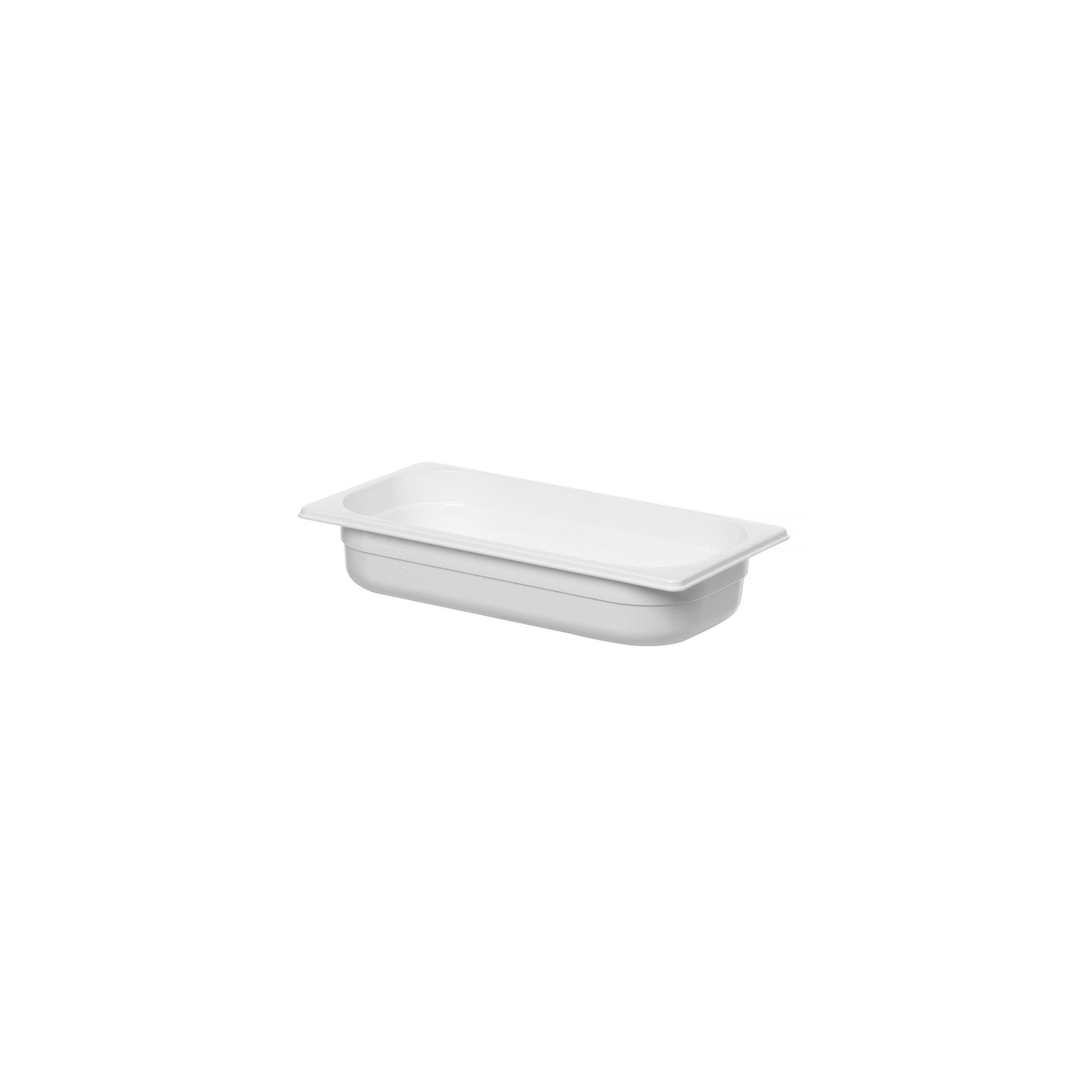 Gastronorm-Behälter 1/3, GN 1/3, 2,5L, Weiß, 325x176x(H)65mm Gastronorm-Behälter 1/3, GN 1/3, 2,5L, Weiß, 325x176x(H)65mm