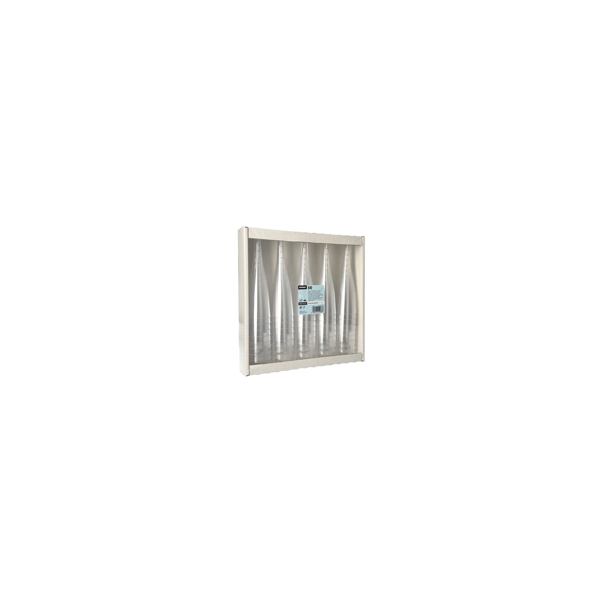 Stiel-Gläser (Oberteile) für Sekt, PS 0,1 l Ø 5 cm · 17,5 cm glasklar