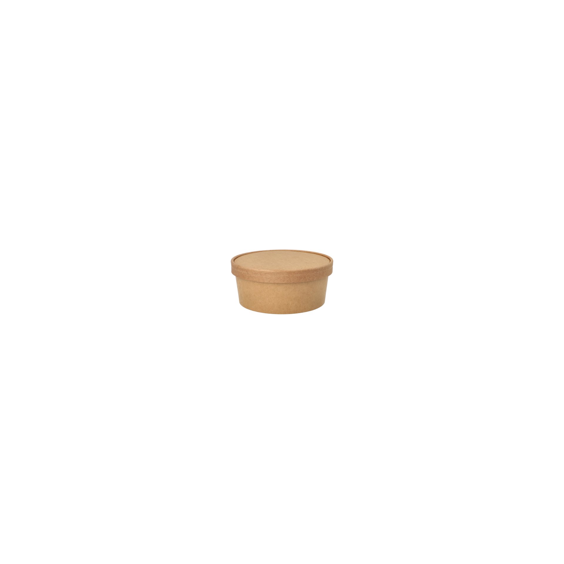 Salatschalen, Pappe rund 750 ml Ø 15 cm · 6 cm braun