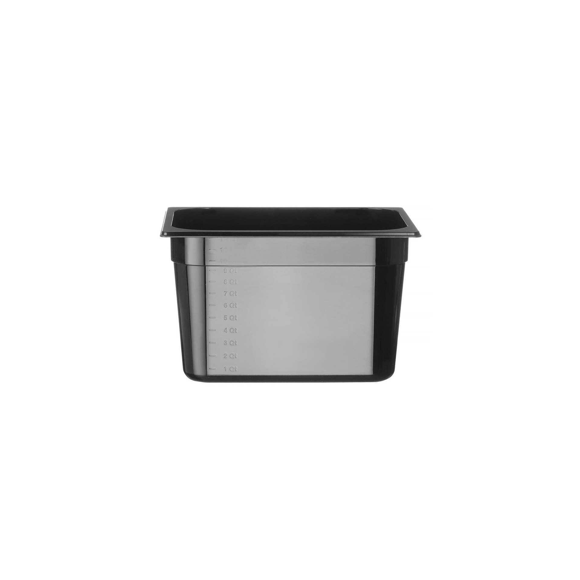 Gastronorm-Behälter 1/2, Profi Line, 12,5L, Schwarz, 325x265x(H)200mm