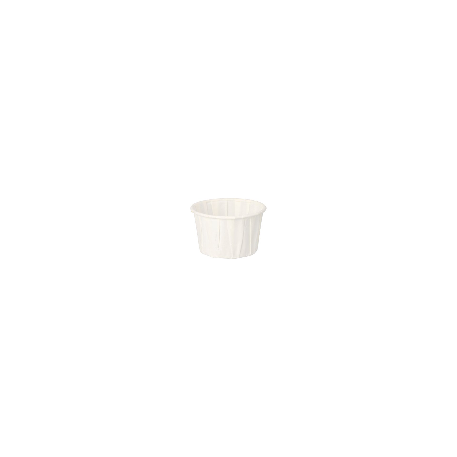 Dressingbecher, Papier "pure" 110 ml Ø 7 cm · 4,2 cm weiss