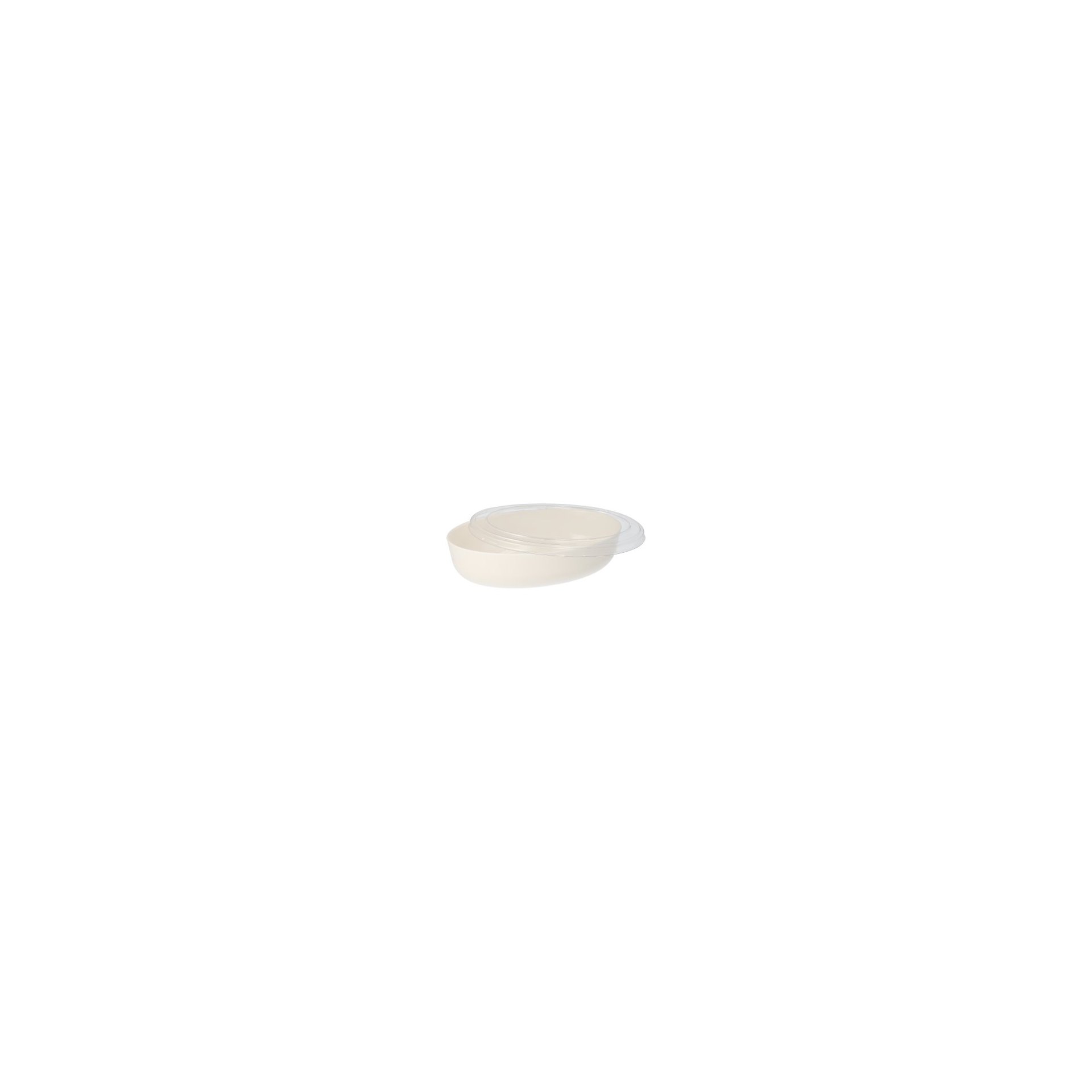 Deckel PET für Schalen oval 1 cm x 13,5 cm x 20,5 cm glasklar "Cella"