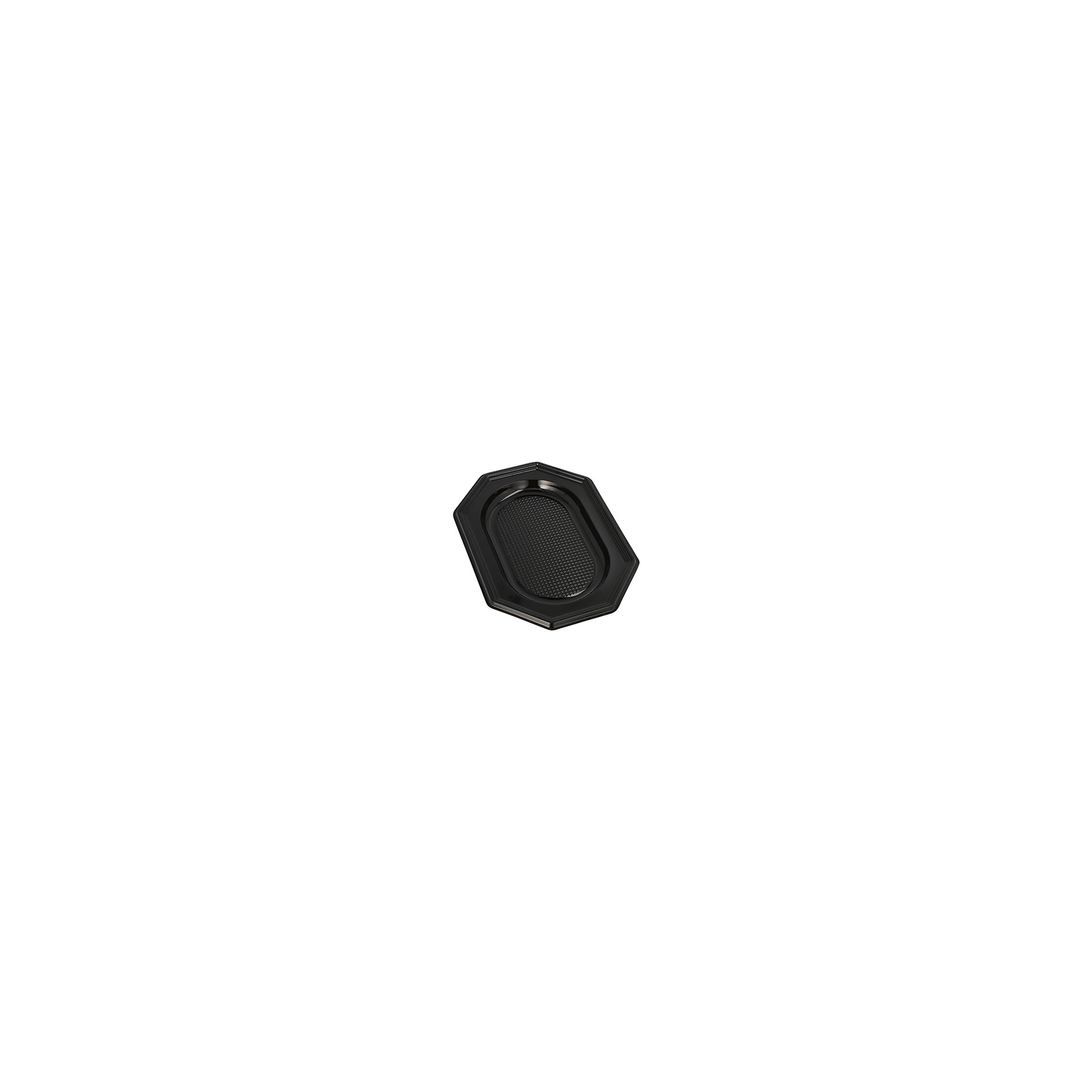 Servierplatten, PET 21 cm x 29 cm schwarz Servierplatten, PET 21 cm x 29 cm schwarz