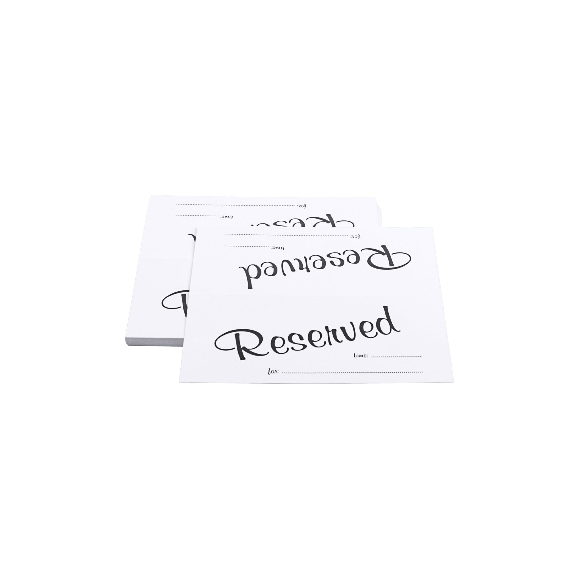 Einschubkarten a 25 Stück in englisch: "Reserved" Einschubkarten a 25 Stück in englisch: "Reserved"