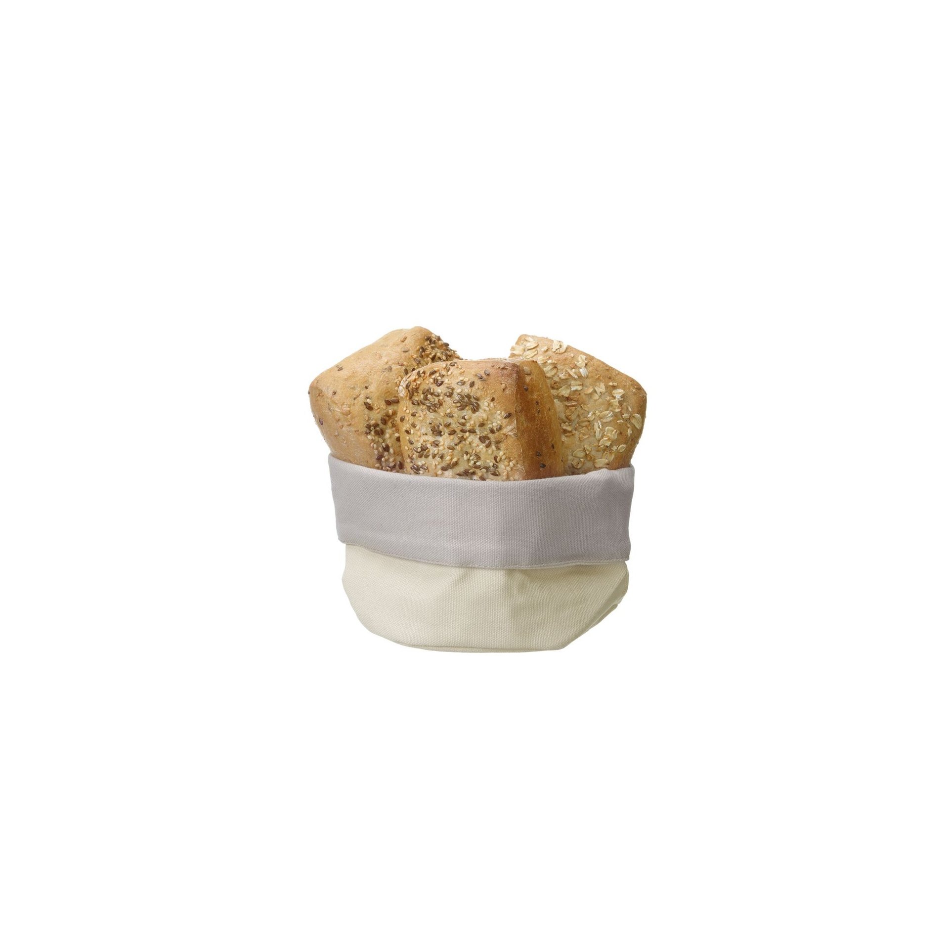 Brottaschen, rund, Beige, ⌀250x(H)160mm