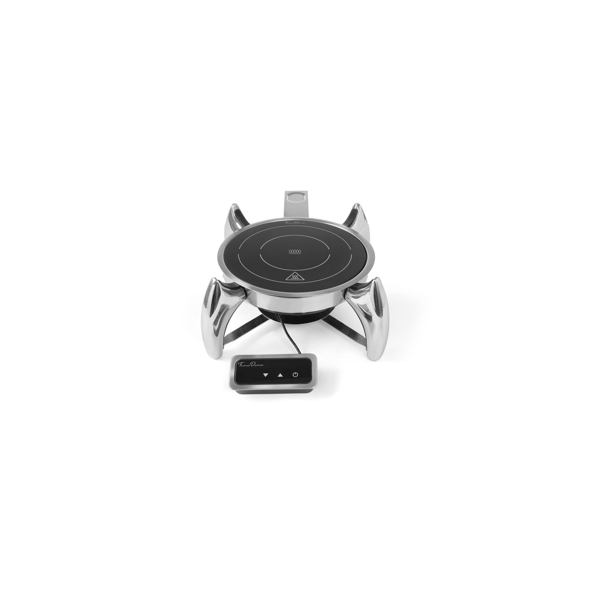 Induktionsheizplatte 800 W, Fine Dine, Schwarz, 230V/800W, ⌀245x(H)80mm