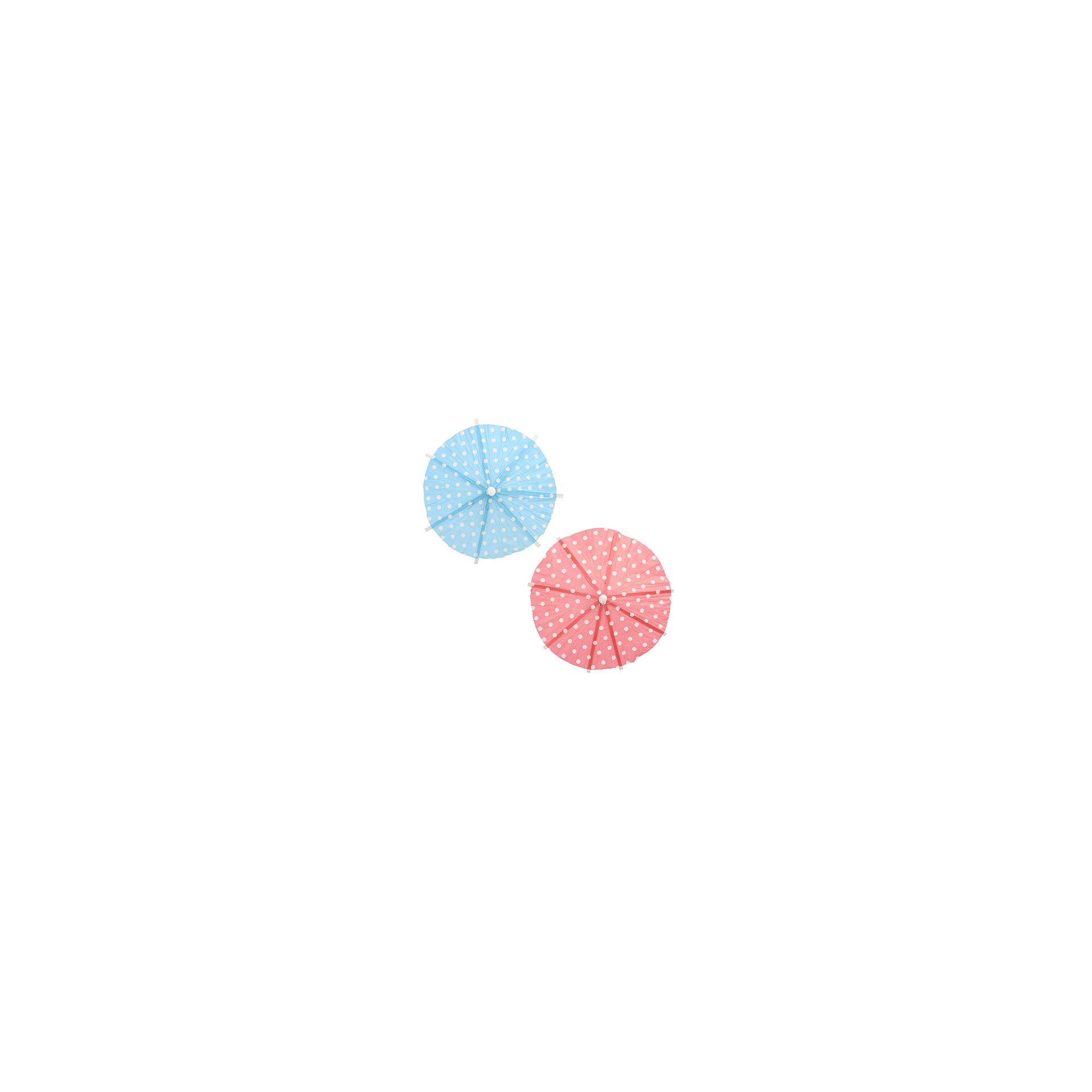 Deko-Picker 10 cm farbig sortiert "Eisschirmchen Dots" Deko-Picker 10 cm farbig sortiert "Eisschirmchen Dots"