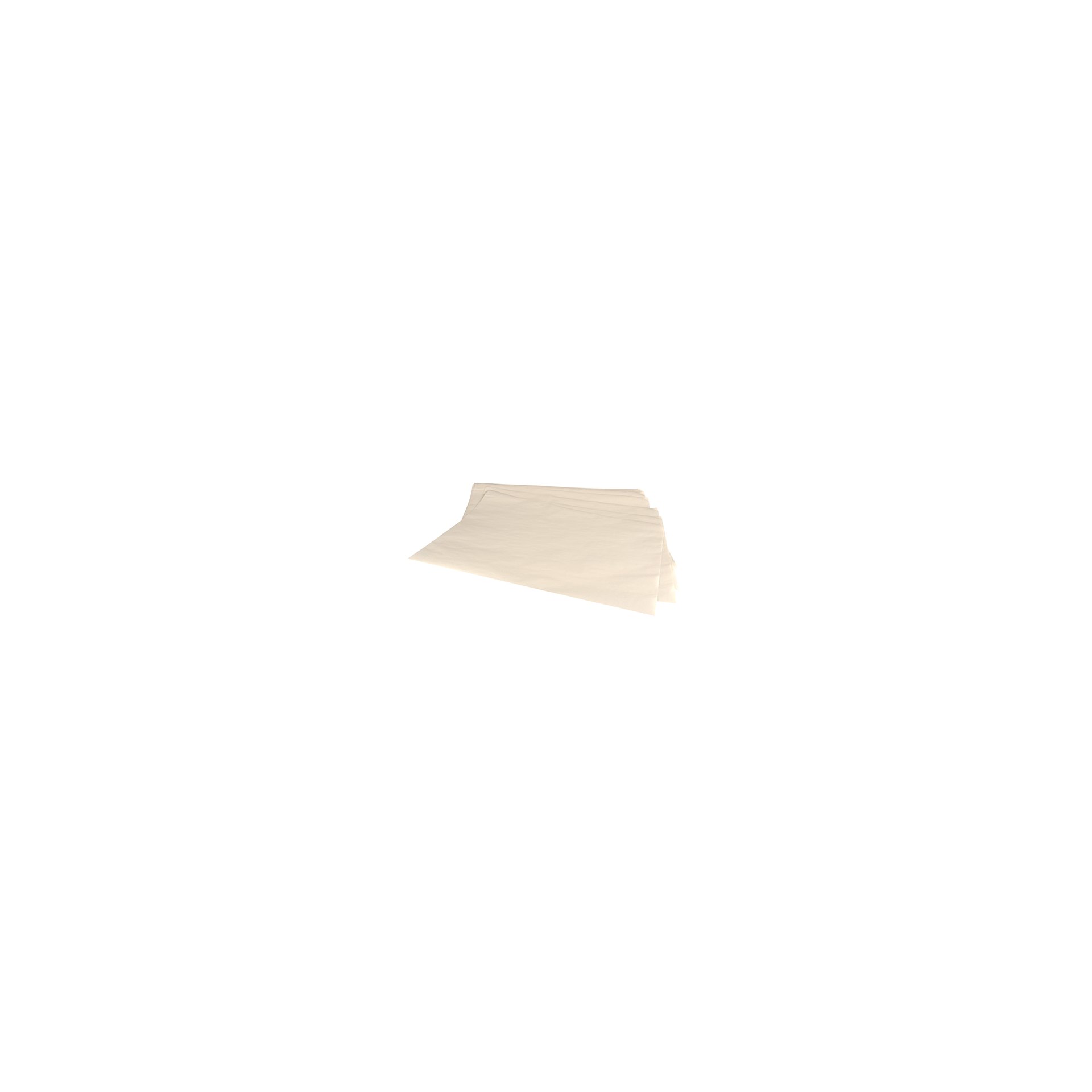 Blatt Flaschenseiden, 1/4 Bogen 50 cm x 37,5 cm weiss