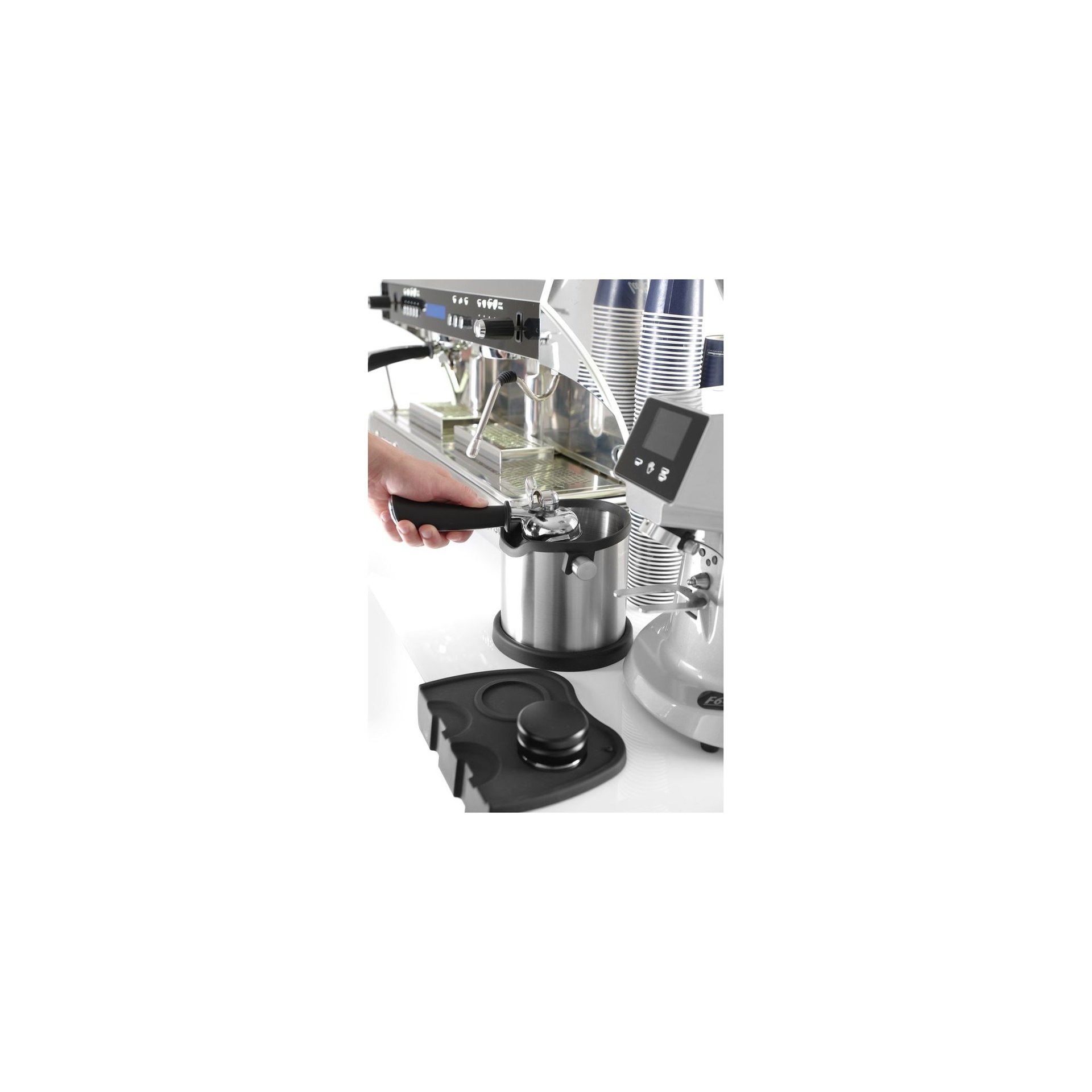 Kaffeesatz-Abklopfbehälter, 153x185x(H)165mm