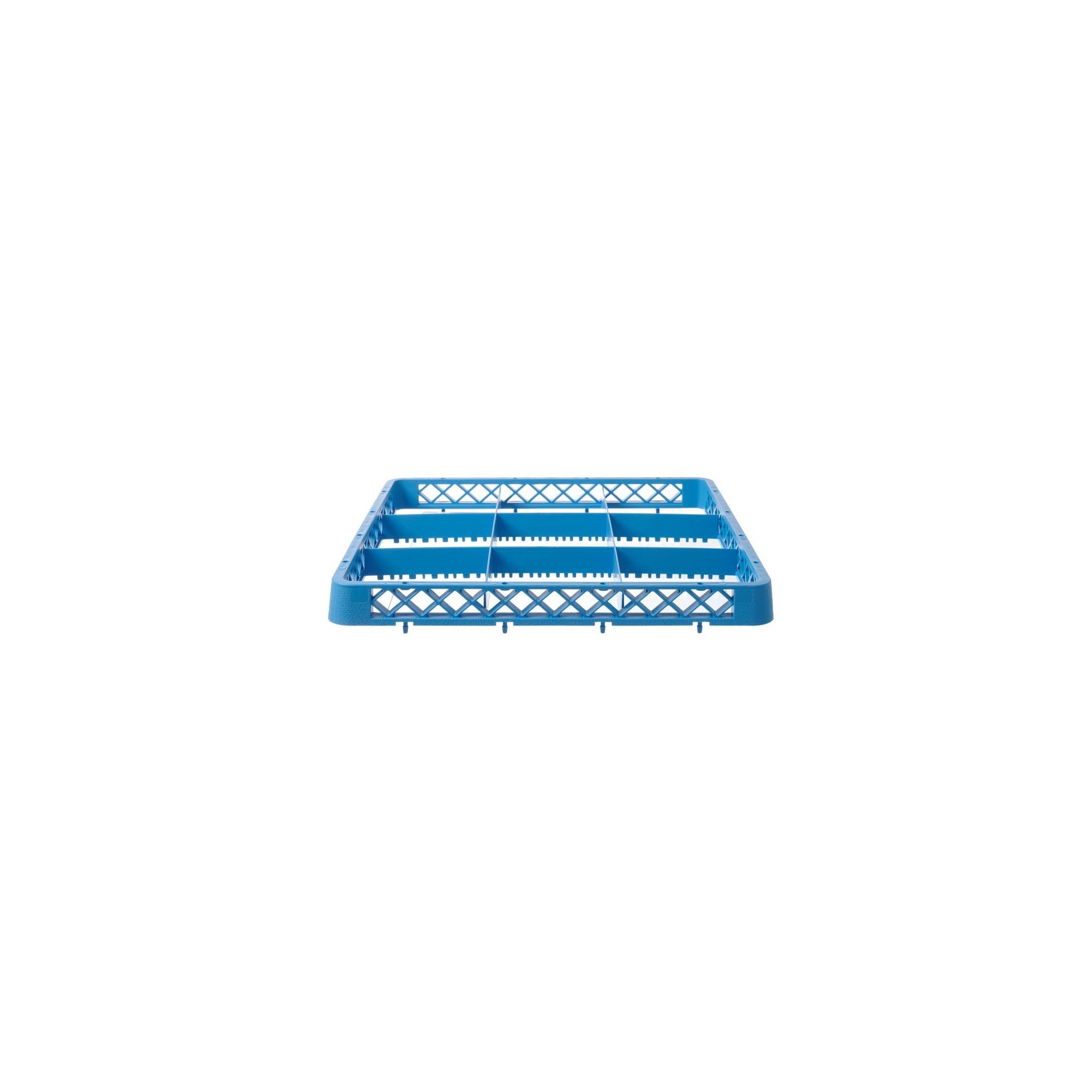 Aufsatz für Geschirrspülkorb, 9 Fächer 150x150 mm, 500x500x(H)45mm