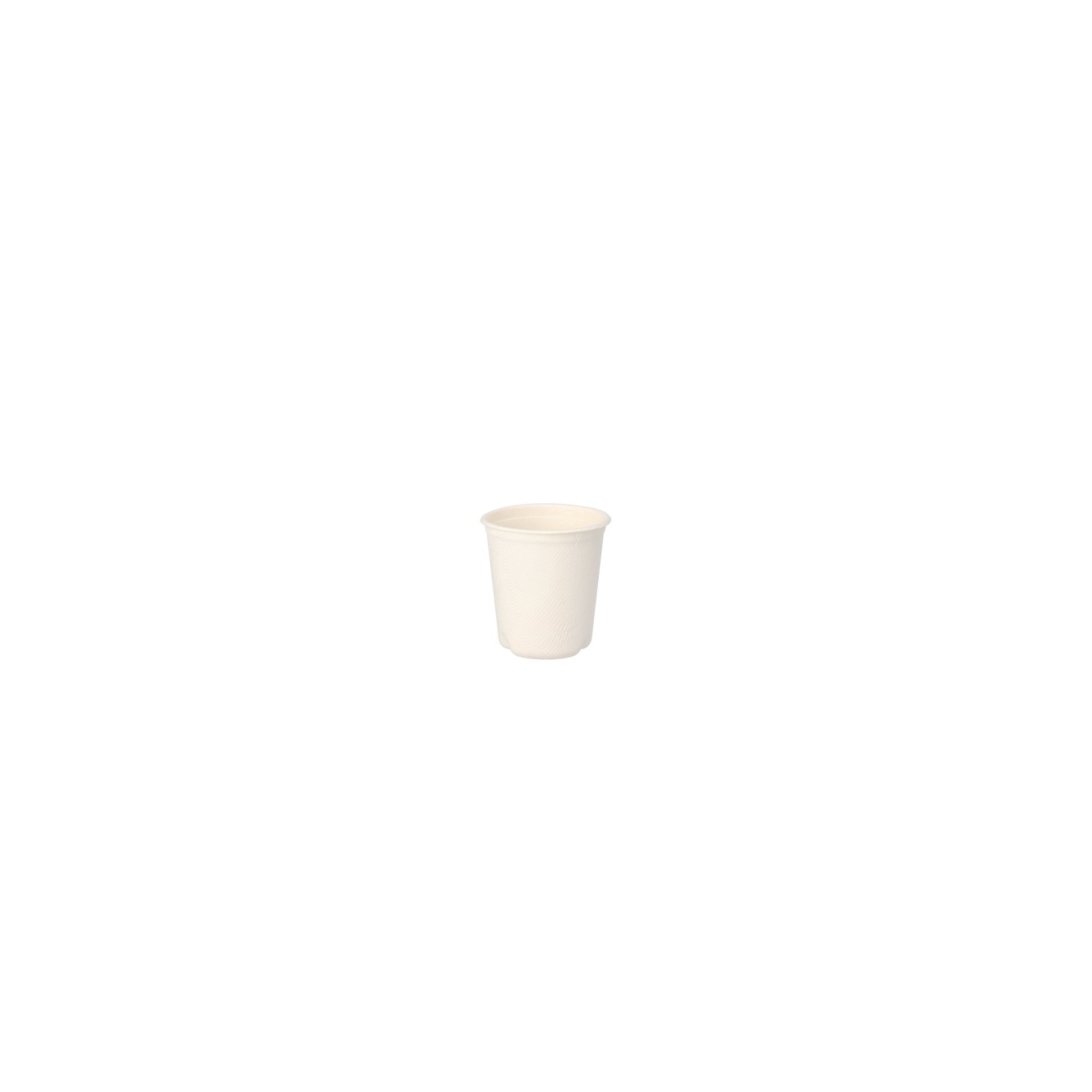 Trinkbecher Zuckerrohr "pure" 0,1 l Ø 6,3 cm · 6,5 cm weiss für Heißgetränke Trinkbecher Zuckerrohr "pure" 0,1 l Ø 6,3 cm · 6,5 cm weiss für Heißgetränke