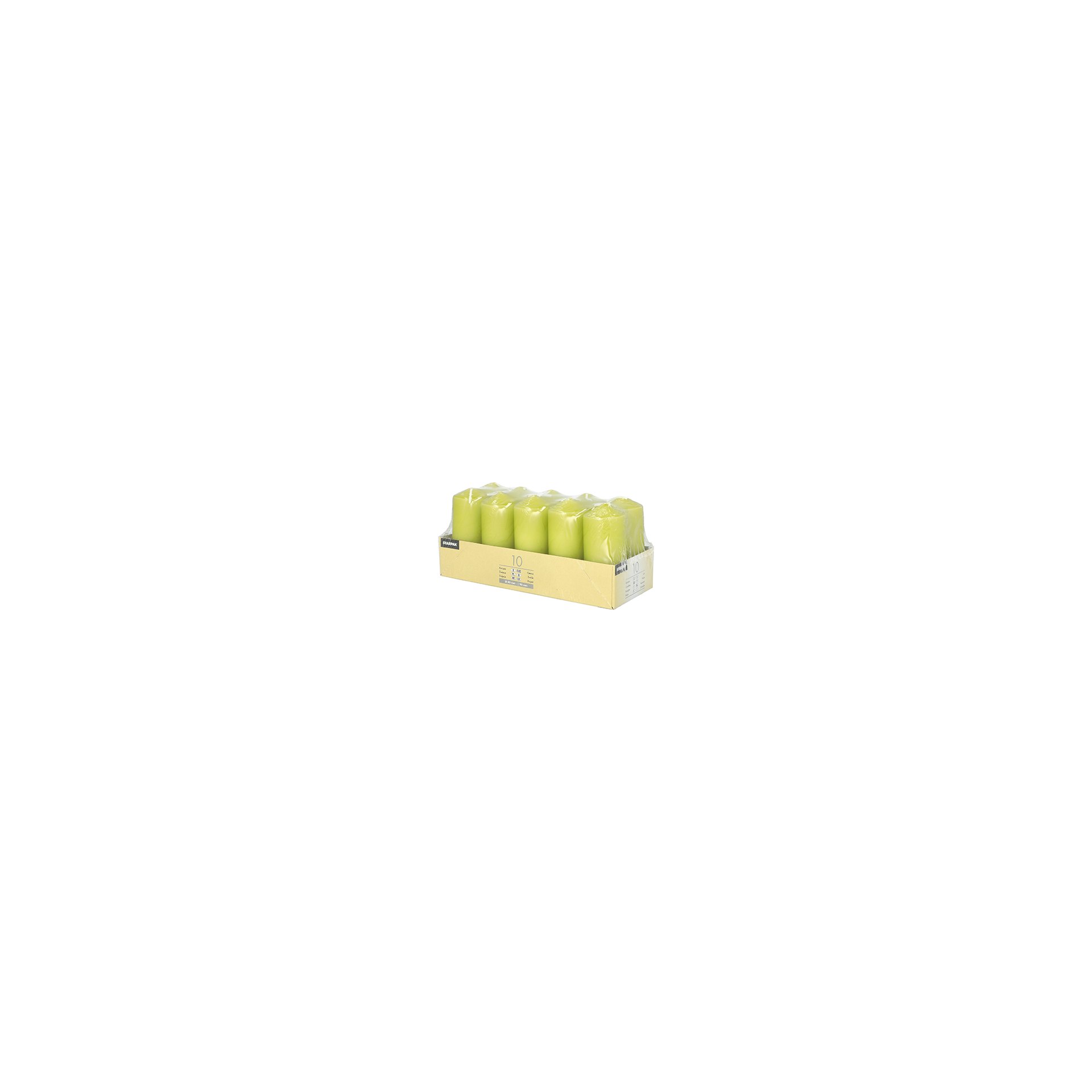 Stumpenkerzen Ø 40 mm · 90 mm kiwi Stumpenkerzen Ø 40 mm · 90 mm kiwi