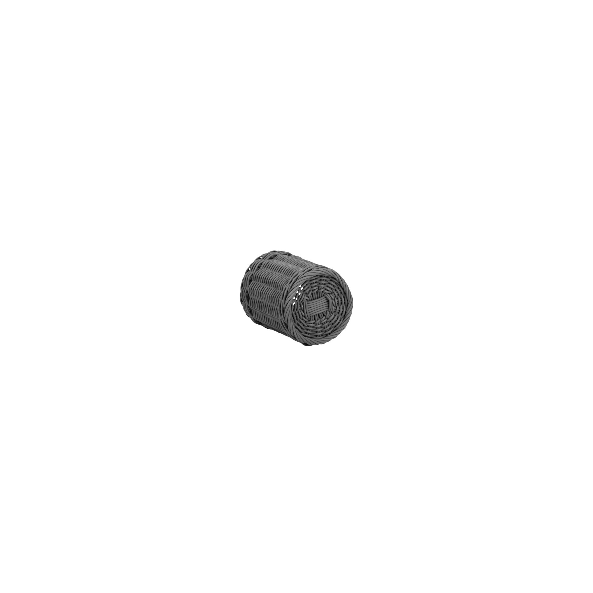 Besteckkorb Ø 12 cm, (H) 15 cm, grau Besteckkorb Ø 12 cm, (H) 15 cm, grau