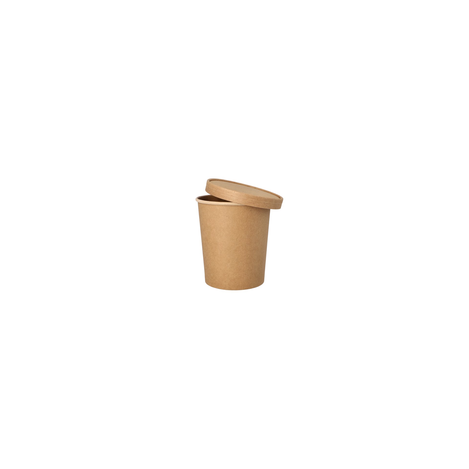 Suppenbecher, Pappe rund 940 ml Ø 11,5 cm · 13 cm braun