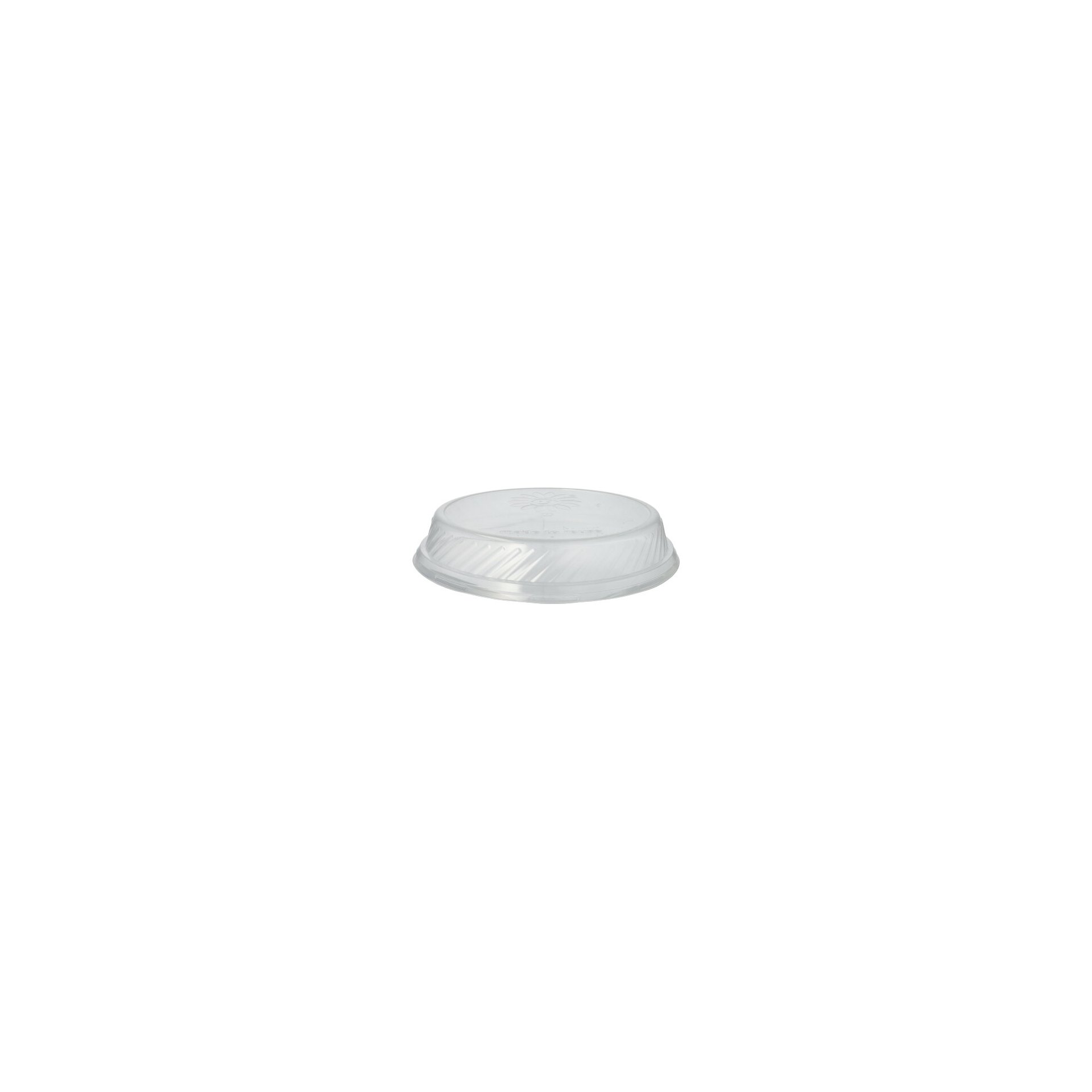Mehrweg-Deckel für Menü-Teller PP rund Ø 22,7 cm · 4,1 cm transparent