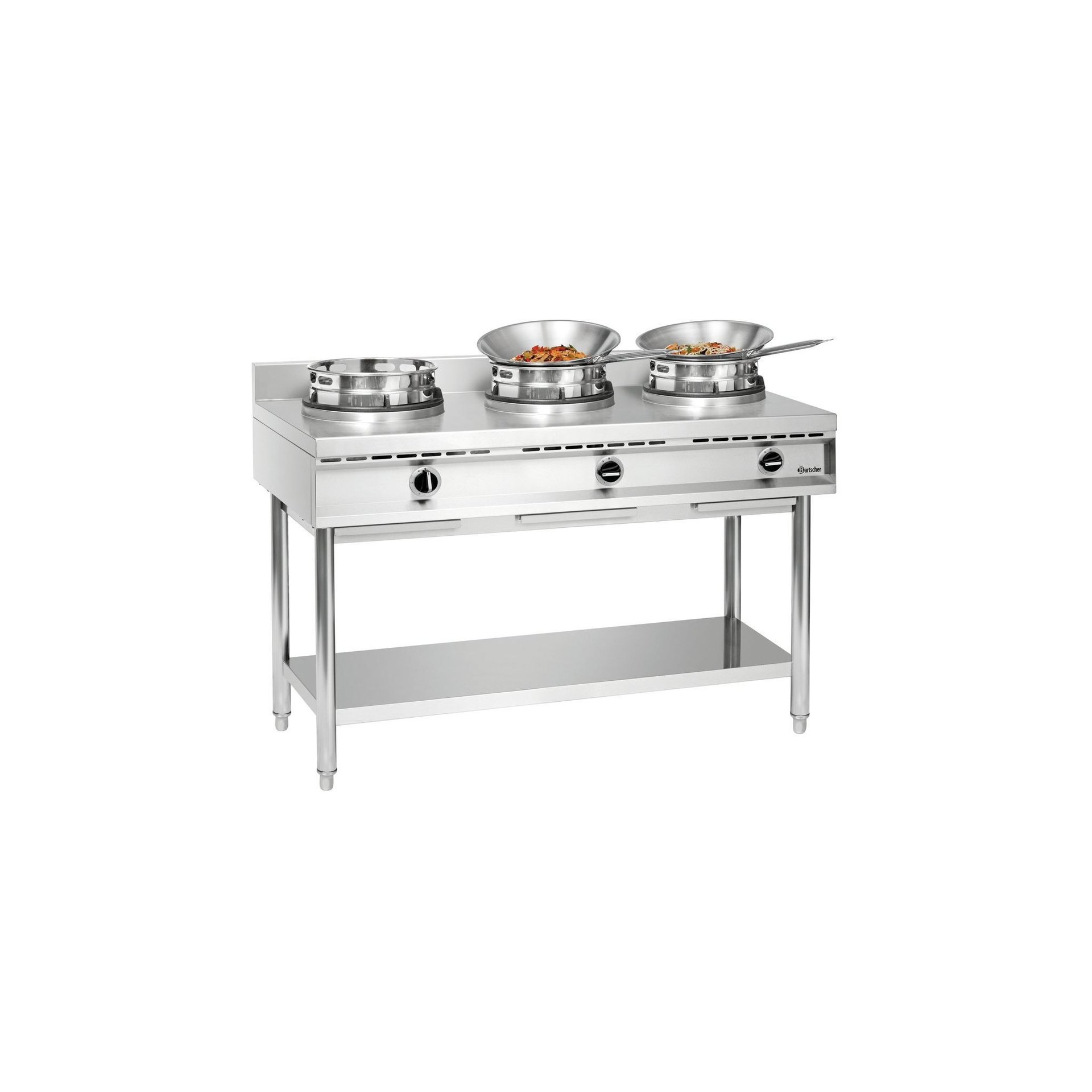 Wok-Herd, 3 Brenner