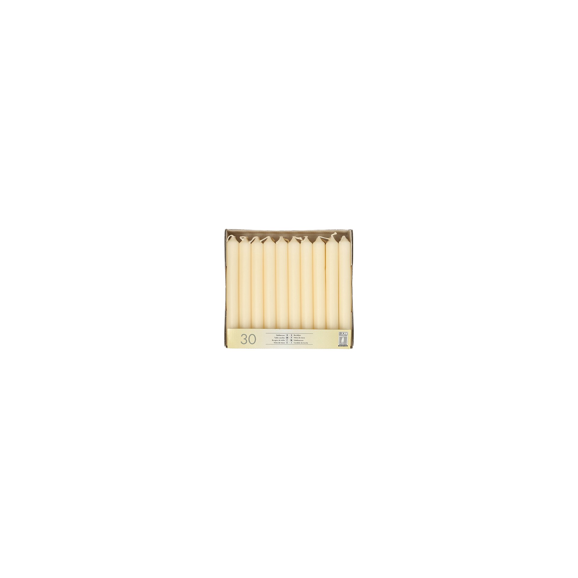Tafelkerzen Ø 2,1 cm · 19,6 cm creme Tafelkerzen Ø 2,1 cm · 19,6 cm creme