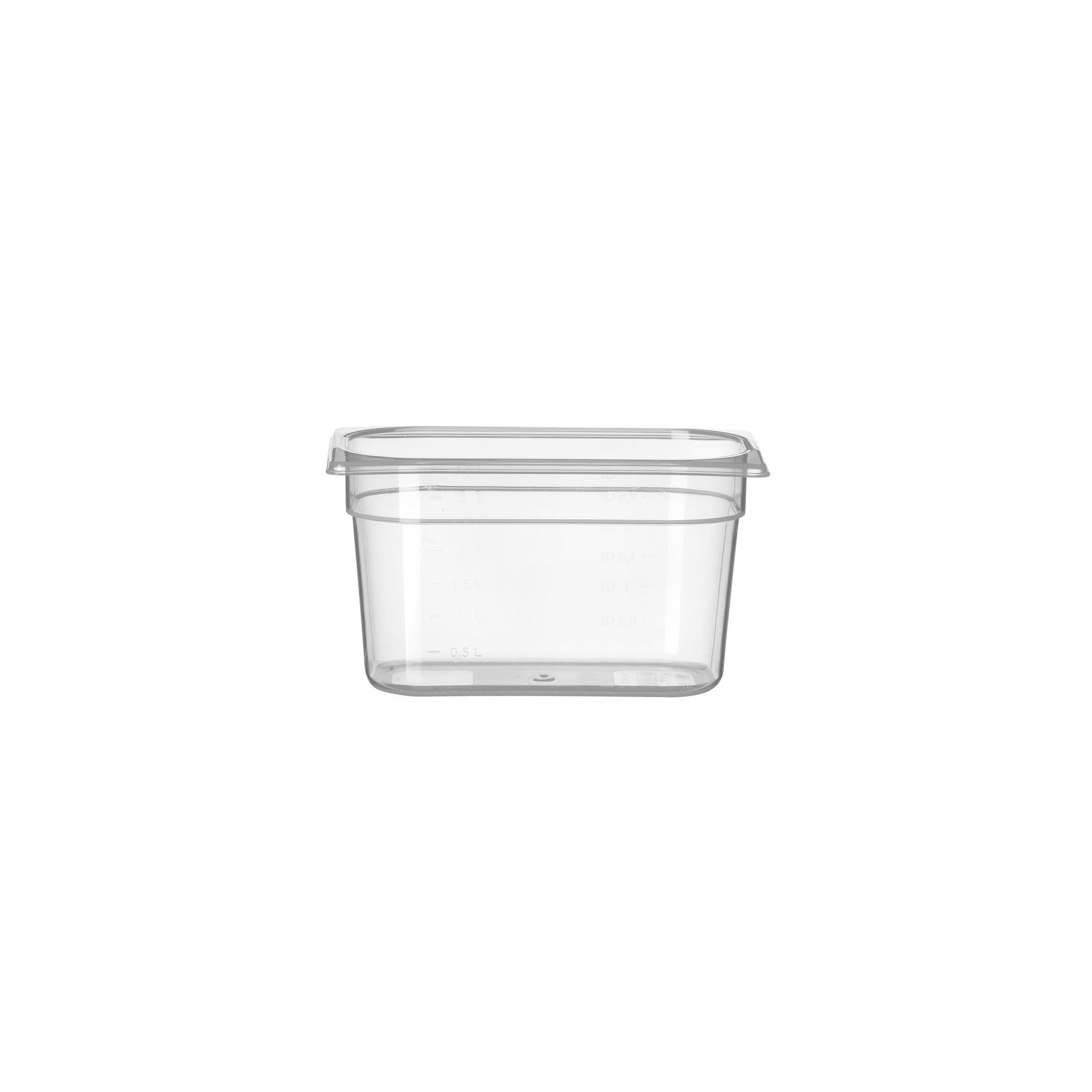 Gastronorm-Behälter 1/4, Profi Line, GN 1/4, 4L, Transparent, 265x162x(H)150mm