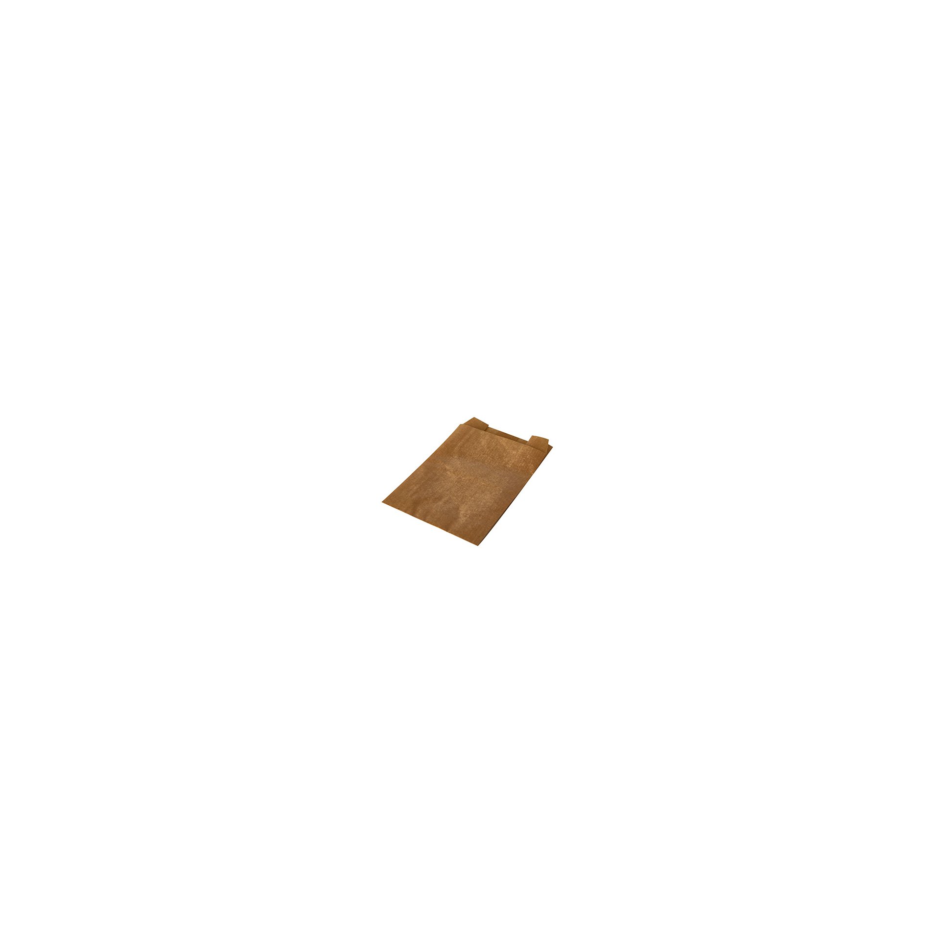 Wrap-Tüten Kraftpapier 11 cm x 8 cm x 4 cm braun