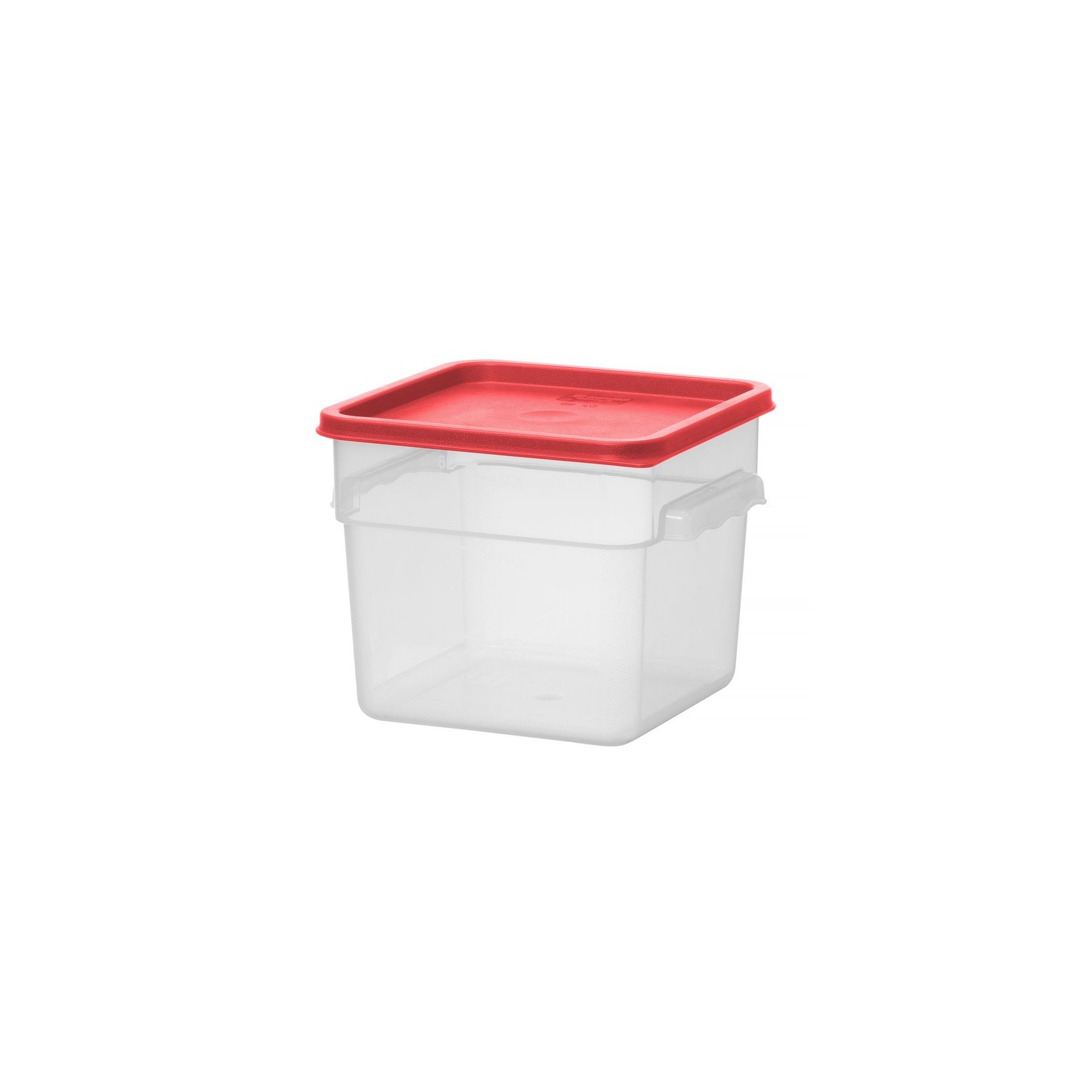 Lebensmittelbehälter mit Skala, 5,7L, 235x235x(H)180mm