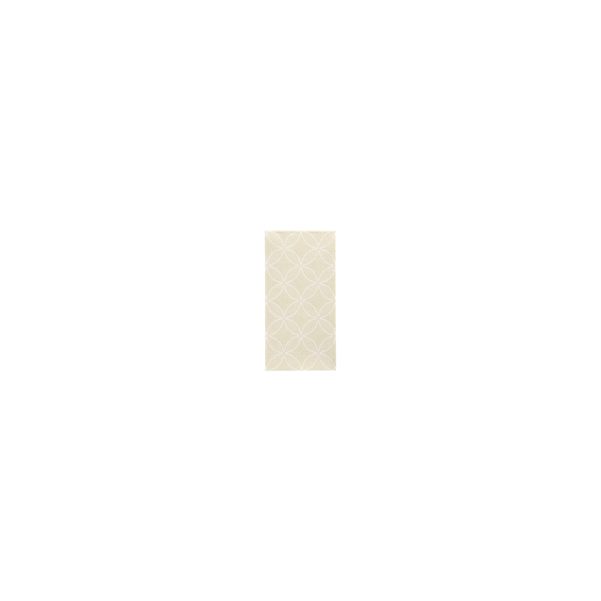 Servietten "ROYAL Collection" 1/8-Falz 40 cm x 40 cm champagner "Circle Flowers"