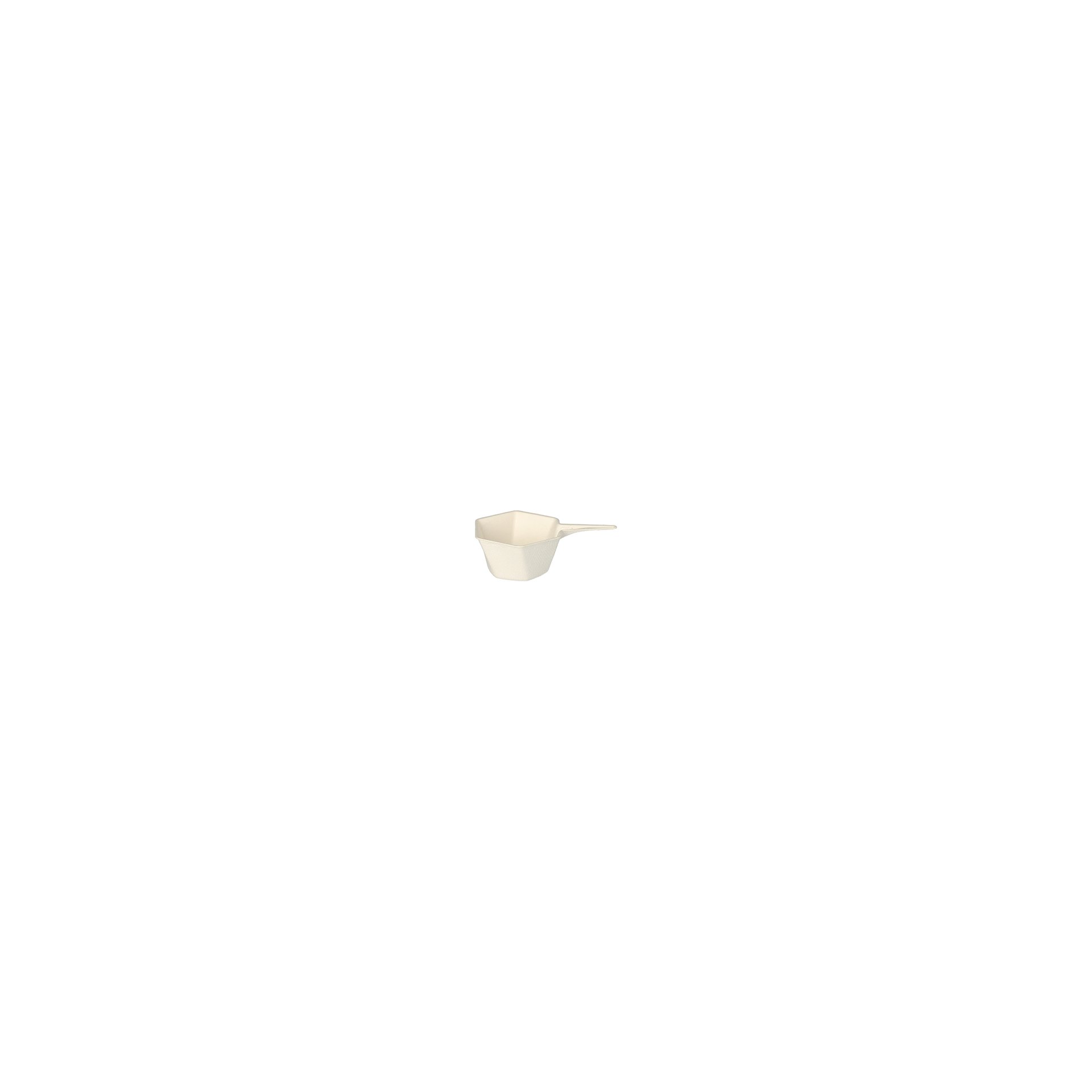 Fingerfood - Schalen Zuckerrohr "pure" 25 ml 3 cm x 9,5 cm x 6,3 cm weiss "Hexagon" Fingerfood - Schalen Zuckerrohr "pure" 25 ml 3 cm x 9,5 cm x 6,3 cm weiss "Hexagon"