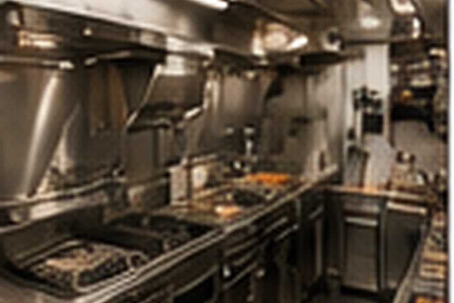 Professionelle Foodtruck Küche mit Gastronomieausstattung