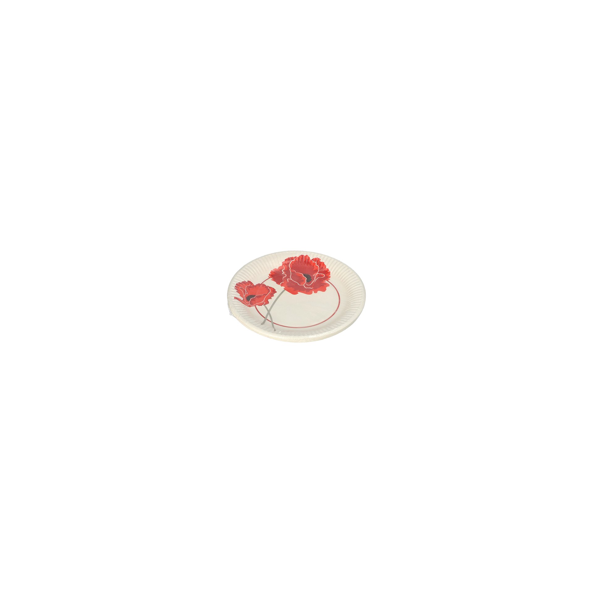 Teller, Pappe rund Ø 23 cm "Poppy" Teller, Pappe rund Ø 23 cm "Poppy"