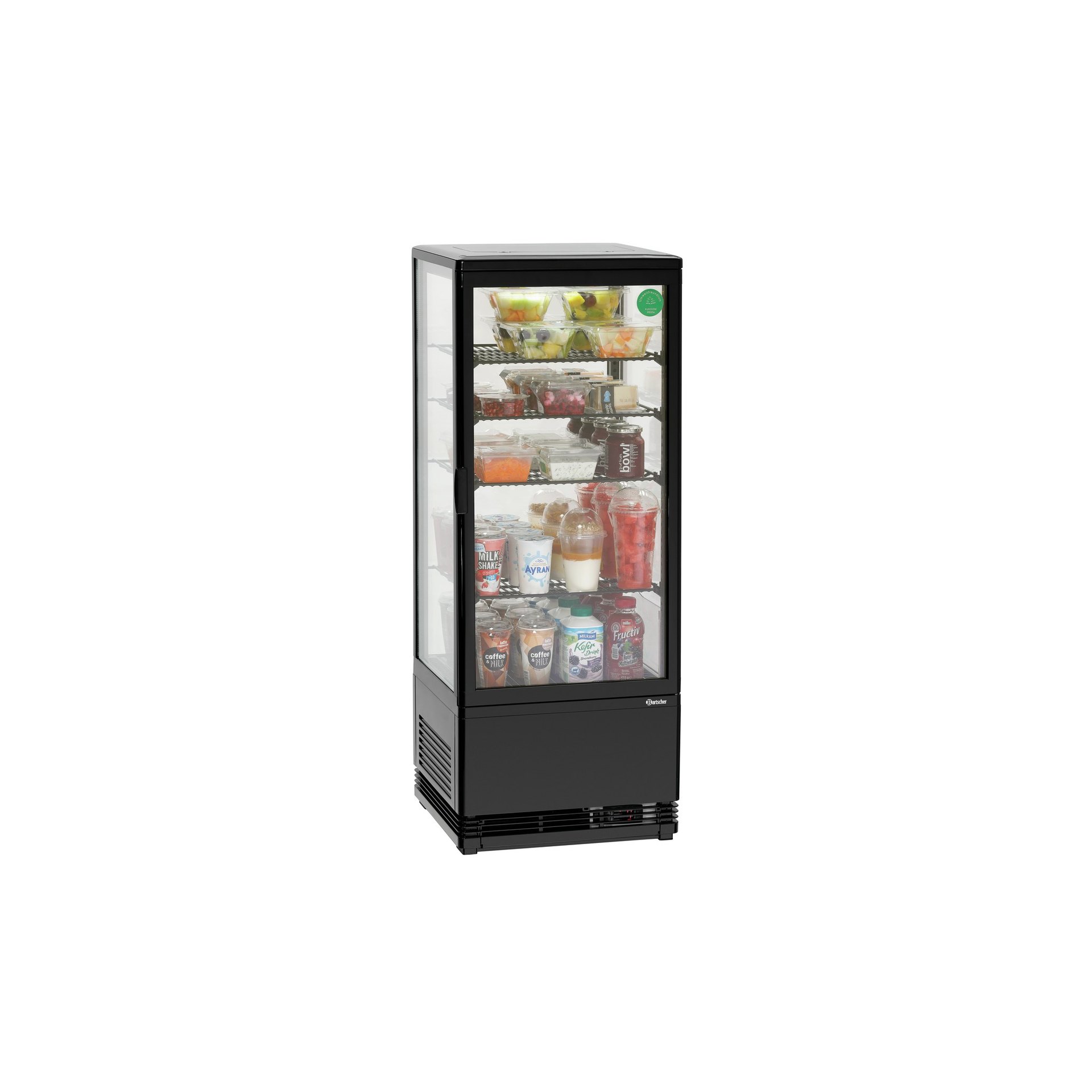 Mini-Kühlvitrine 98L-SW Mini-Kühlvitrine 98L-SW