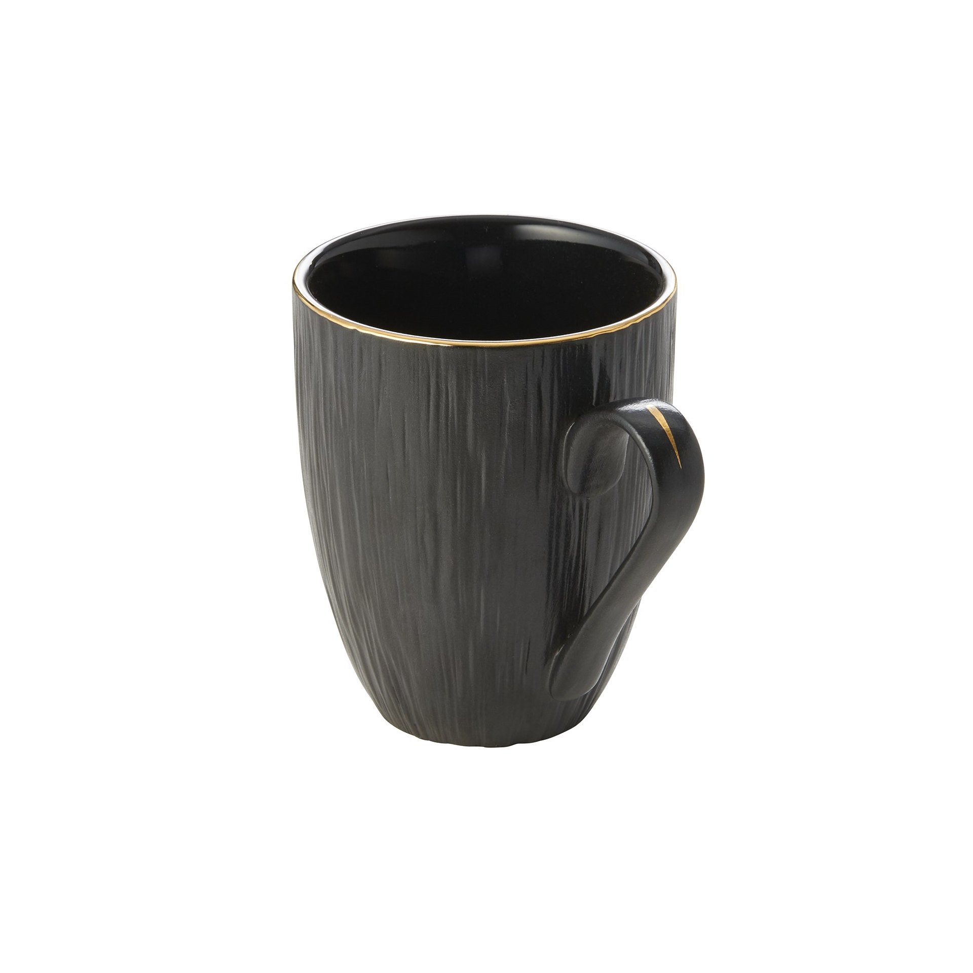 Becher Set MAYA KURO, Ø 8,5 cm, 330 ml, schwarz